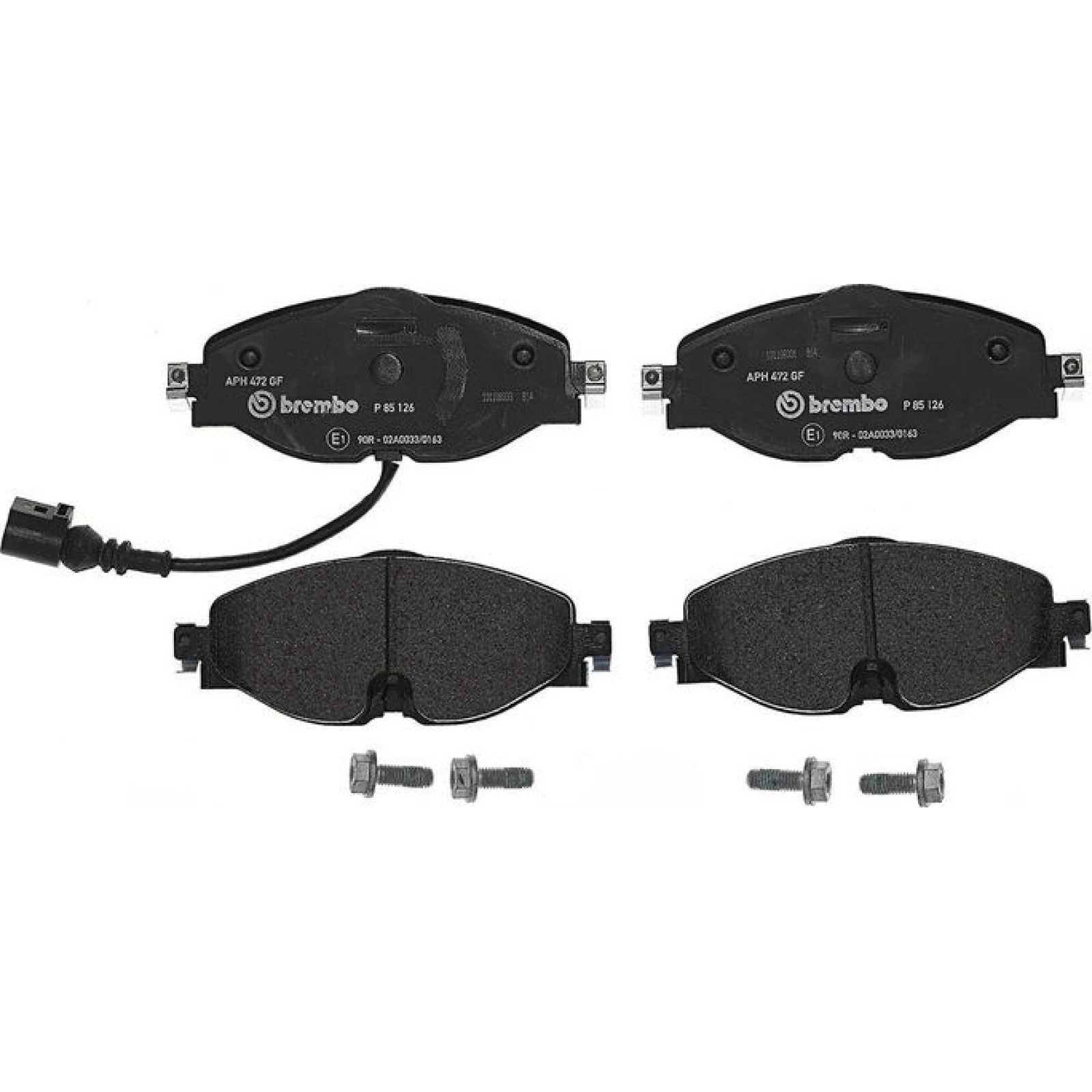 BREMBO Bremsklötze Xtra VA P 85 126X