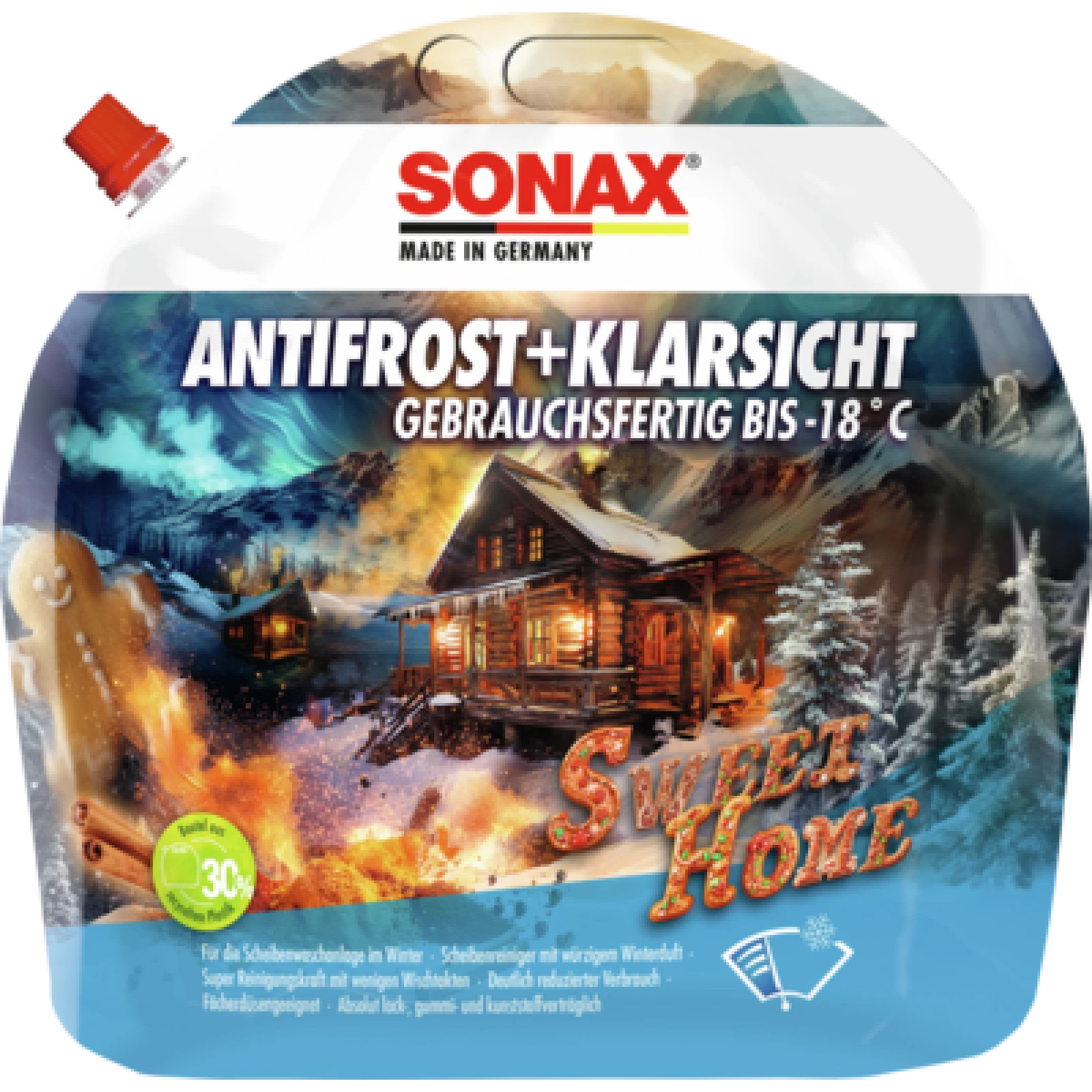 Sonax AntiFrost & KlarSicht Fertigmischung -18°C 3L SweetHome 1364410