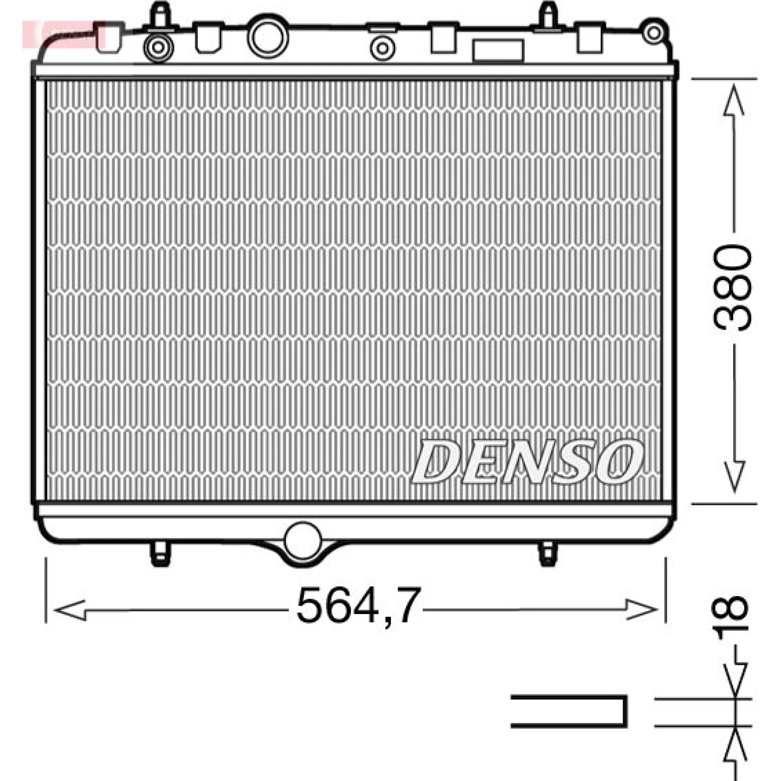 DENSO Motorkühler DRM21055