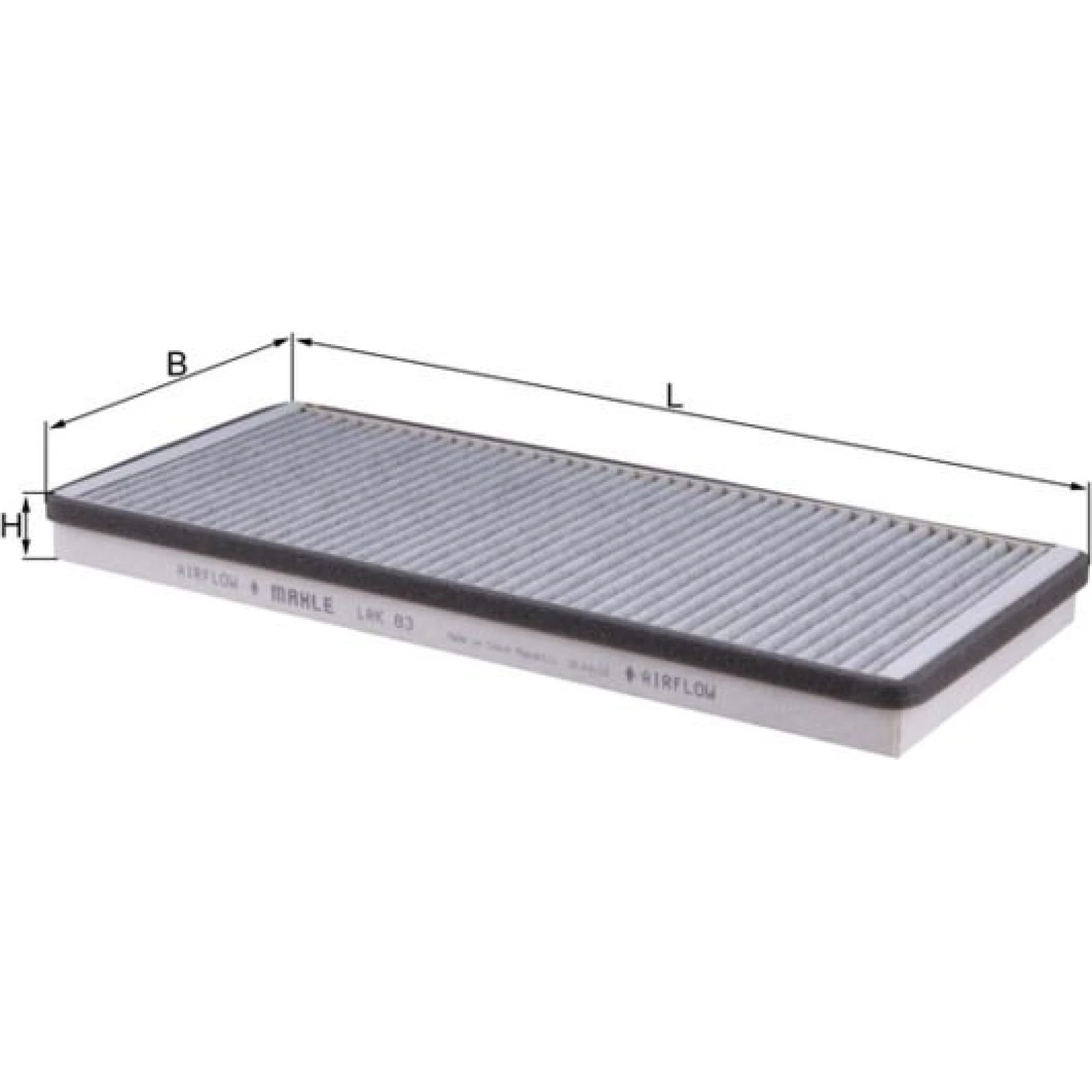 MAHLE Filter, Innenraumluft LAK 83