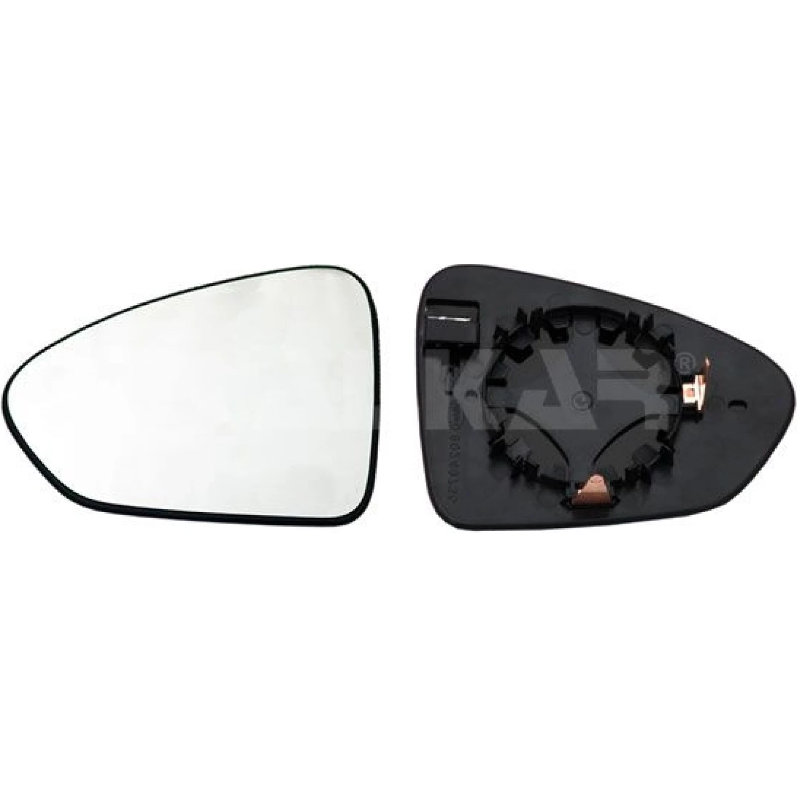 Alkar Außenspiegelglas 6431497