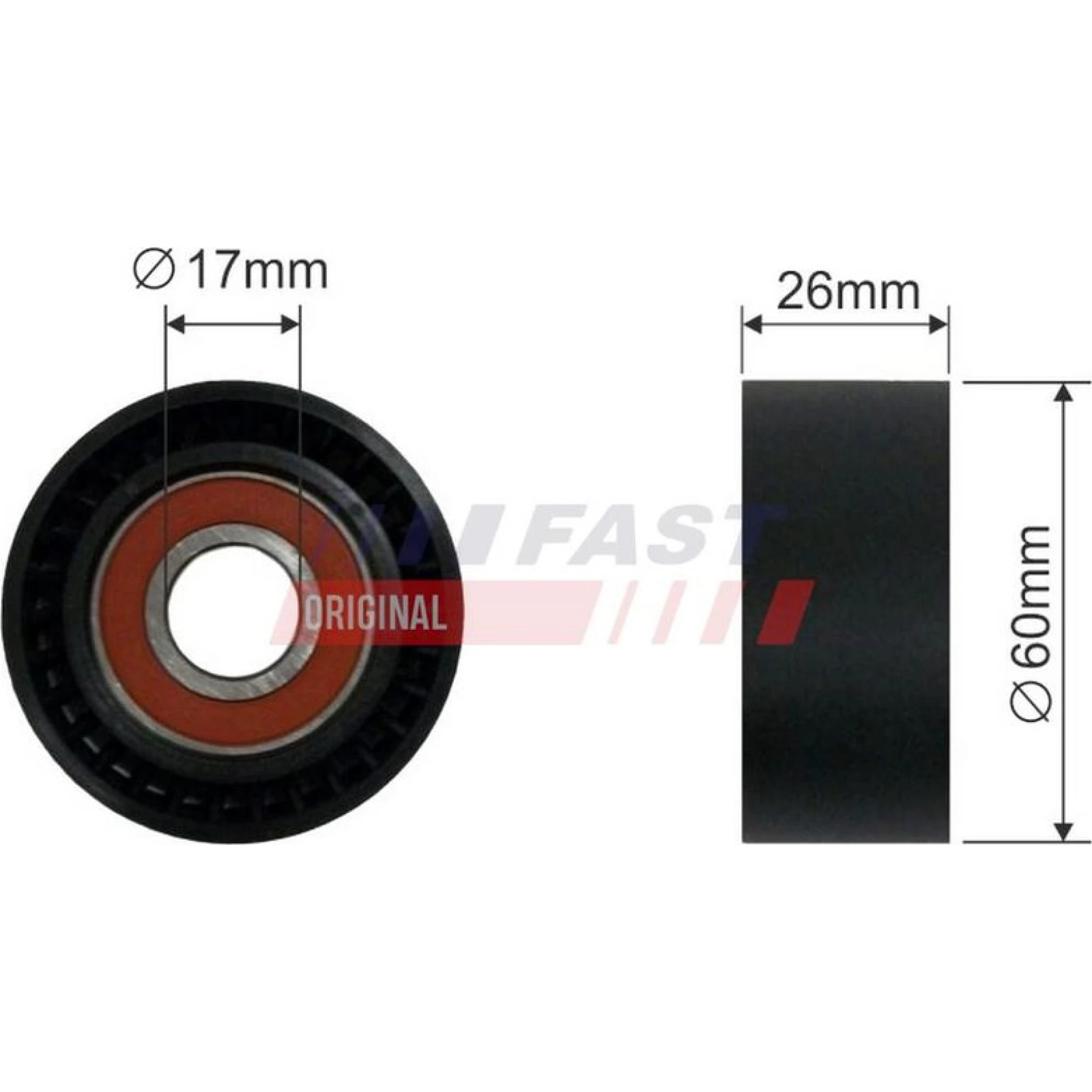 FAST Spannrolle, Keilrippenriemen FT44565