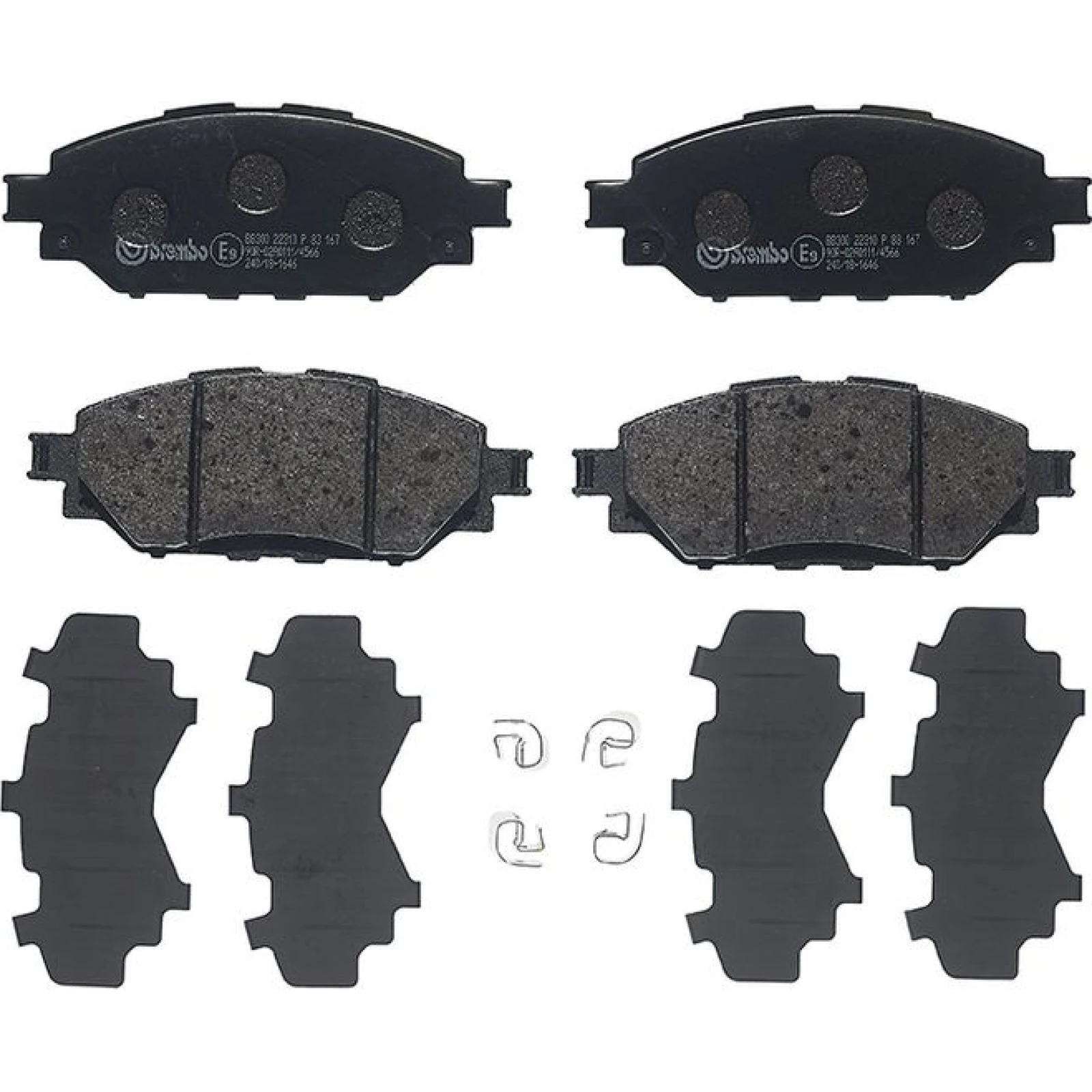 BREMBO Bremsklötze VA P 83 167