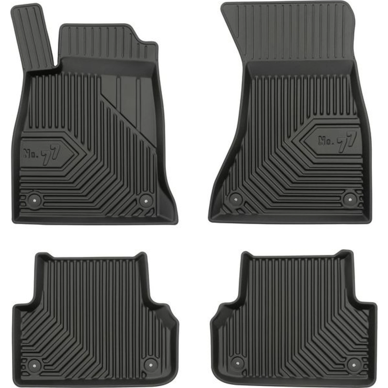 77407596 FROGUM Elastomer-Fußmatten Audi A4 B9 2016