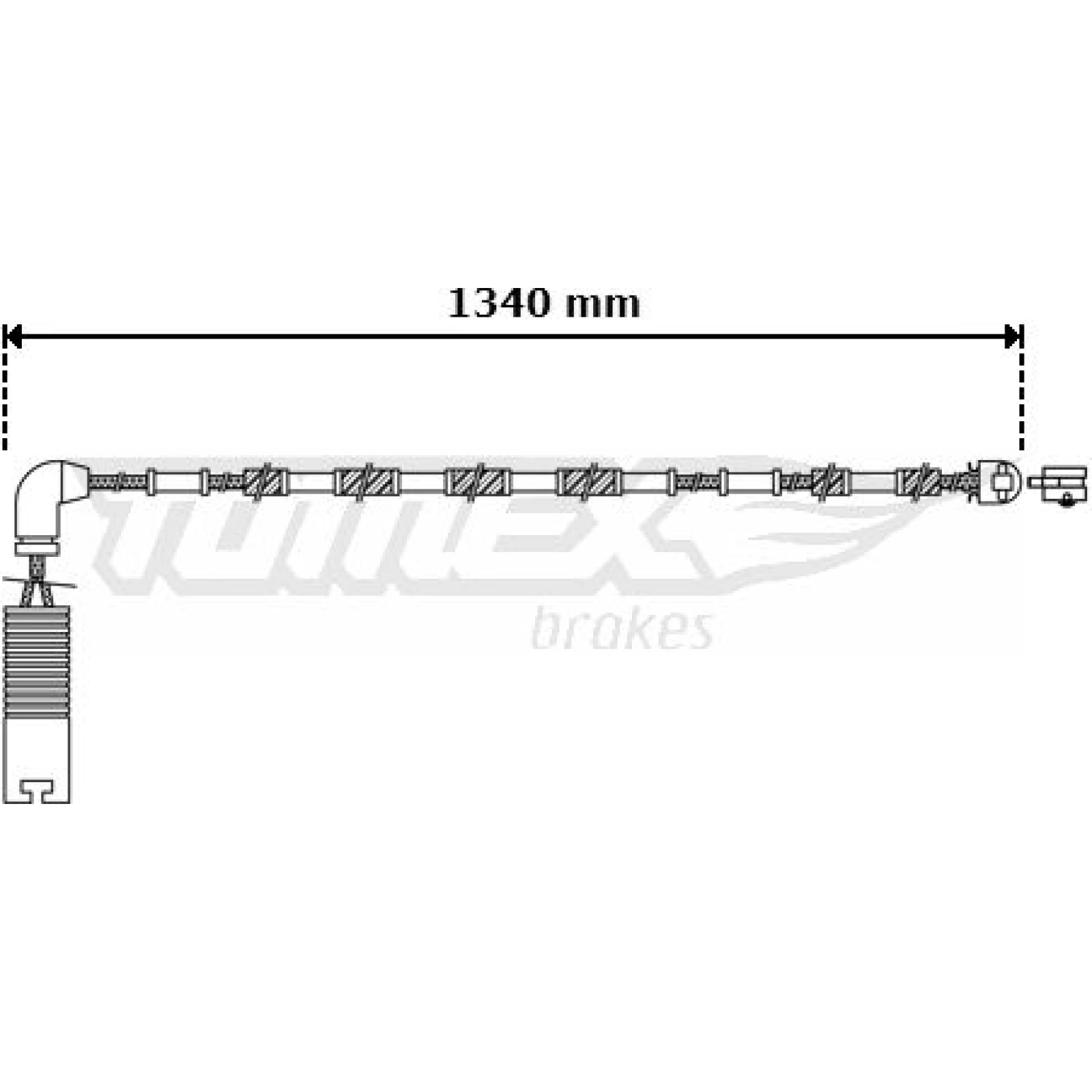 TOMEX brakes Warnkontakt, Bremsbelagverschleiß TX 30-38