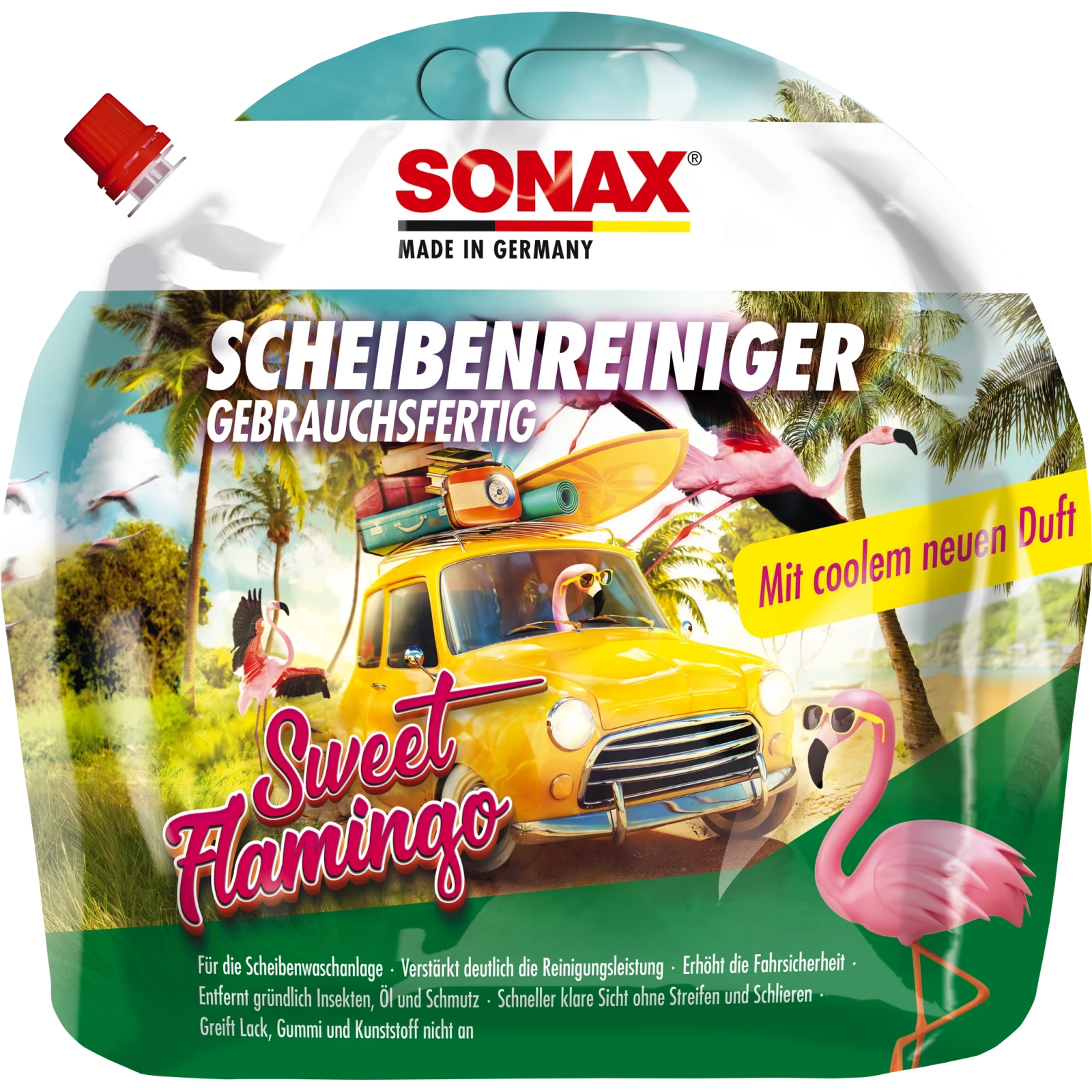 Sonax Scheibenreiniger Fertigmischung Sweet Flamingo 3L 03944410