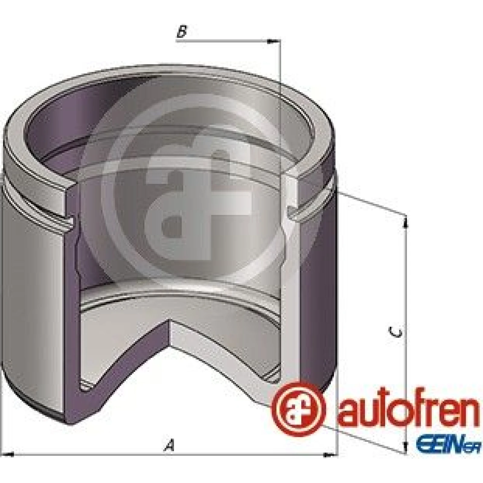 Kolben, Bremssattel D025598