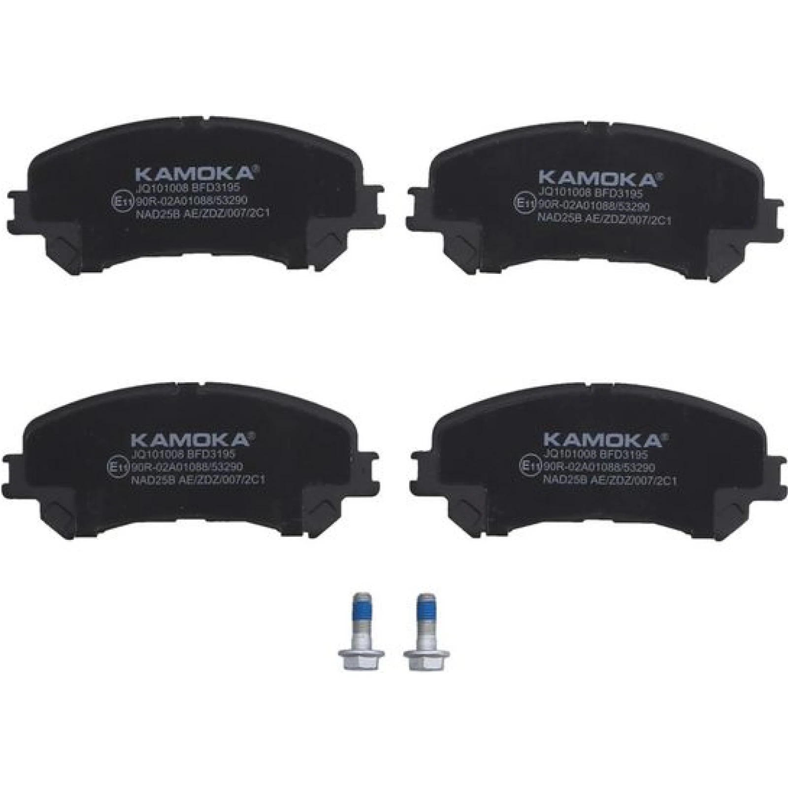 KAMOKA Bremsbelagsatz, Scheibenbremse JQ101008
