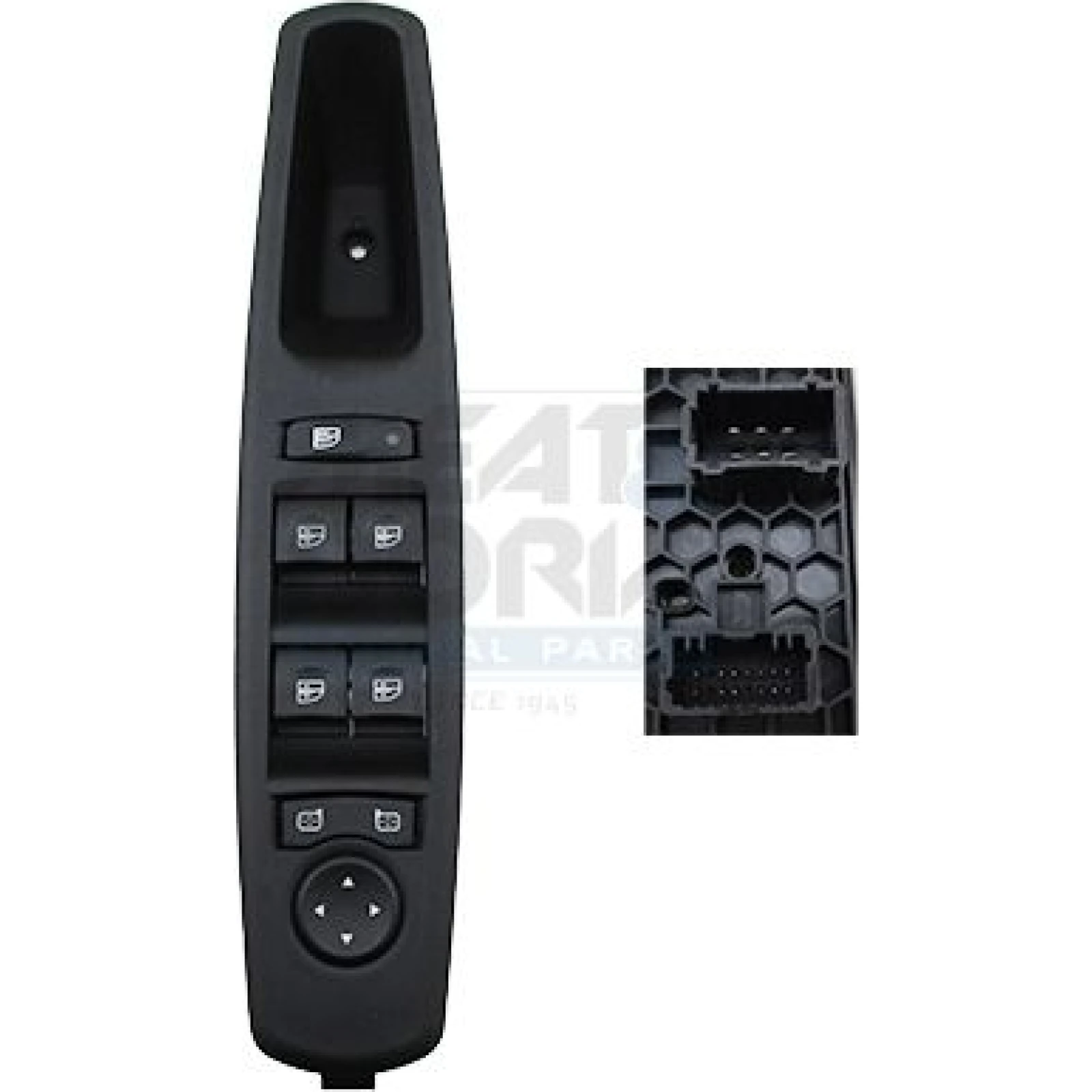 Meat & Doria Fensterheberschalter 26024, vorne links, 19-polig – OE Nummer 254000008R - l