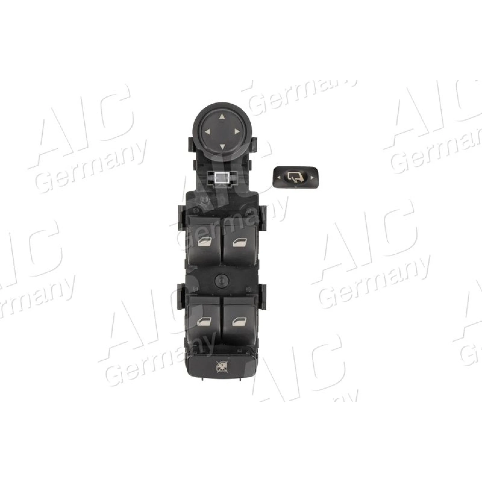AIC 58860 Fensterheberschalter fahrerseitig, 9-polig, schwarz