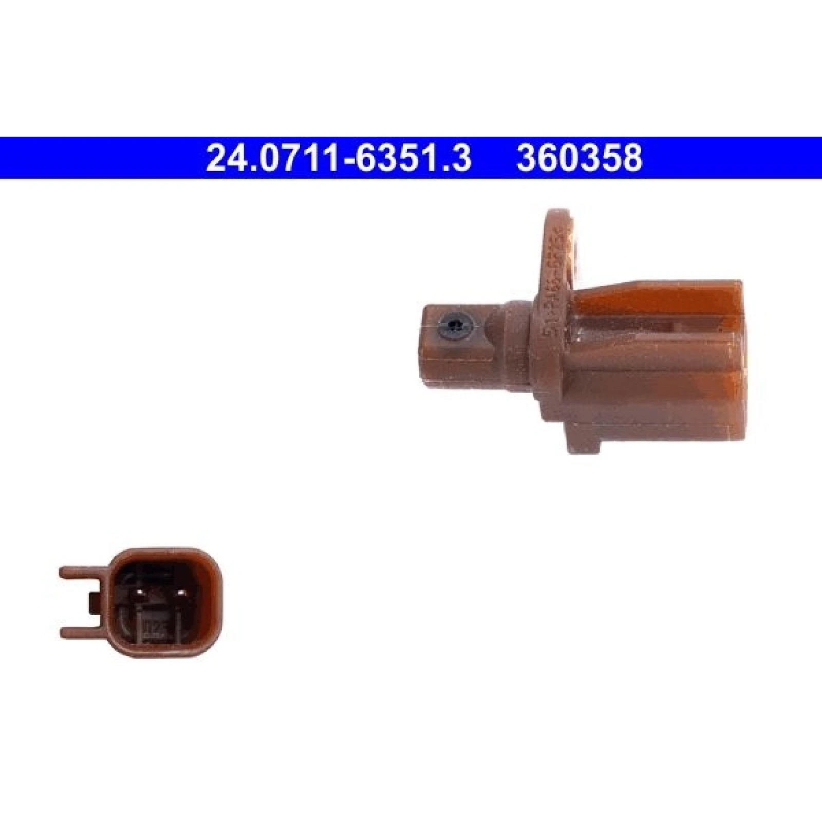 Sensor, Raddrehzahl 24.0711-6351.3