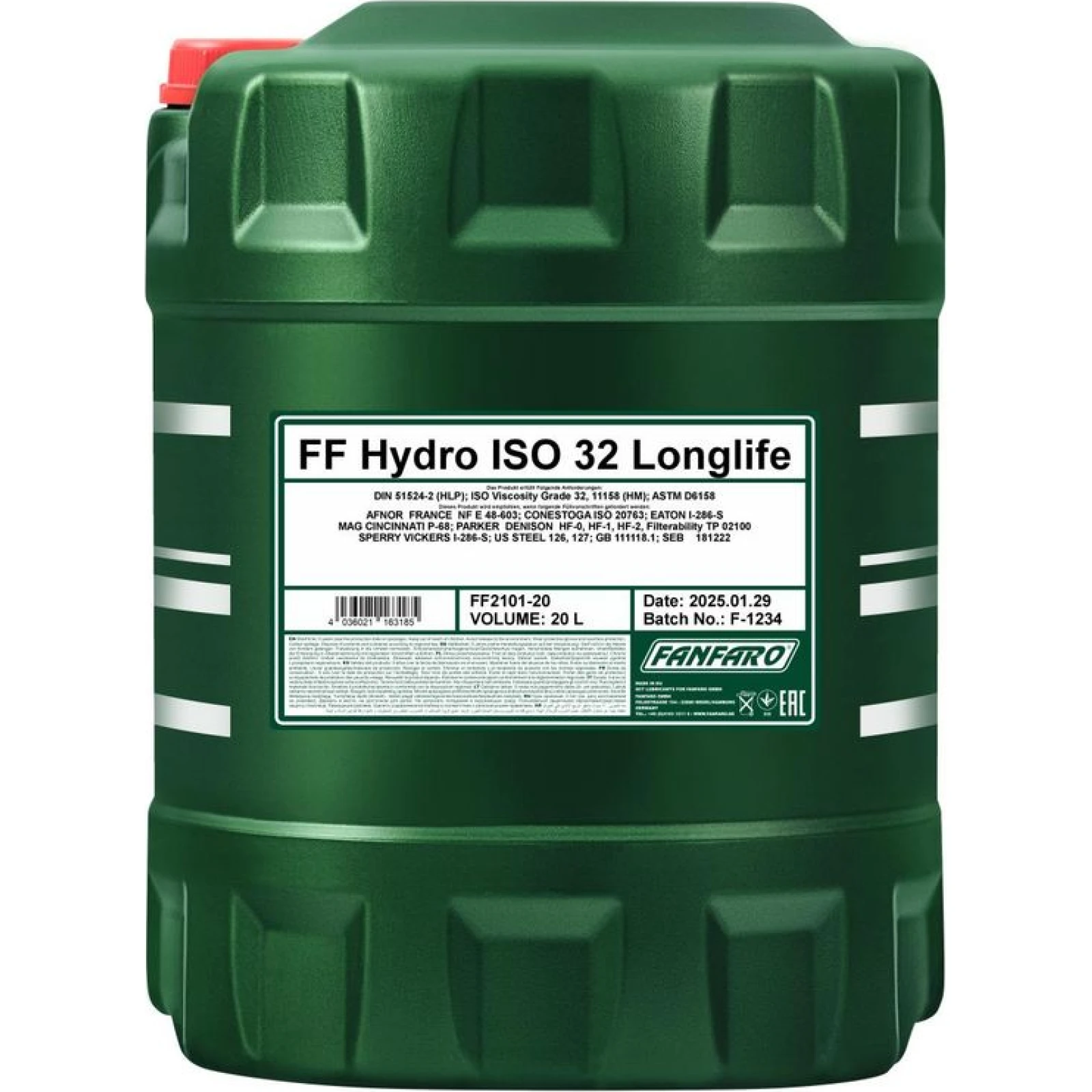 Fanfaro Hydro ISO 32 20L FF2101-20