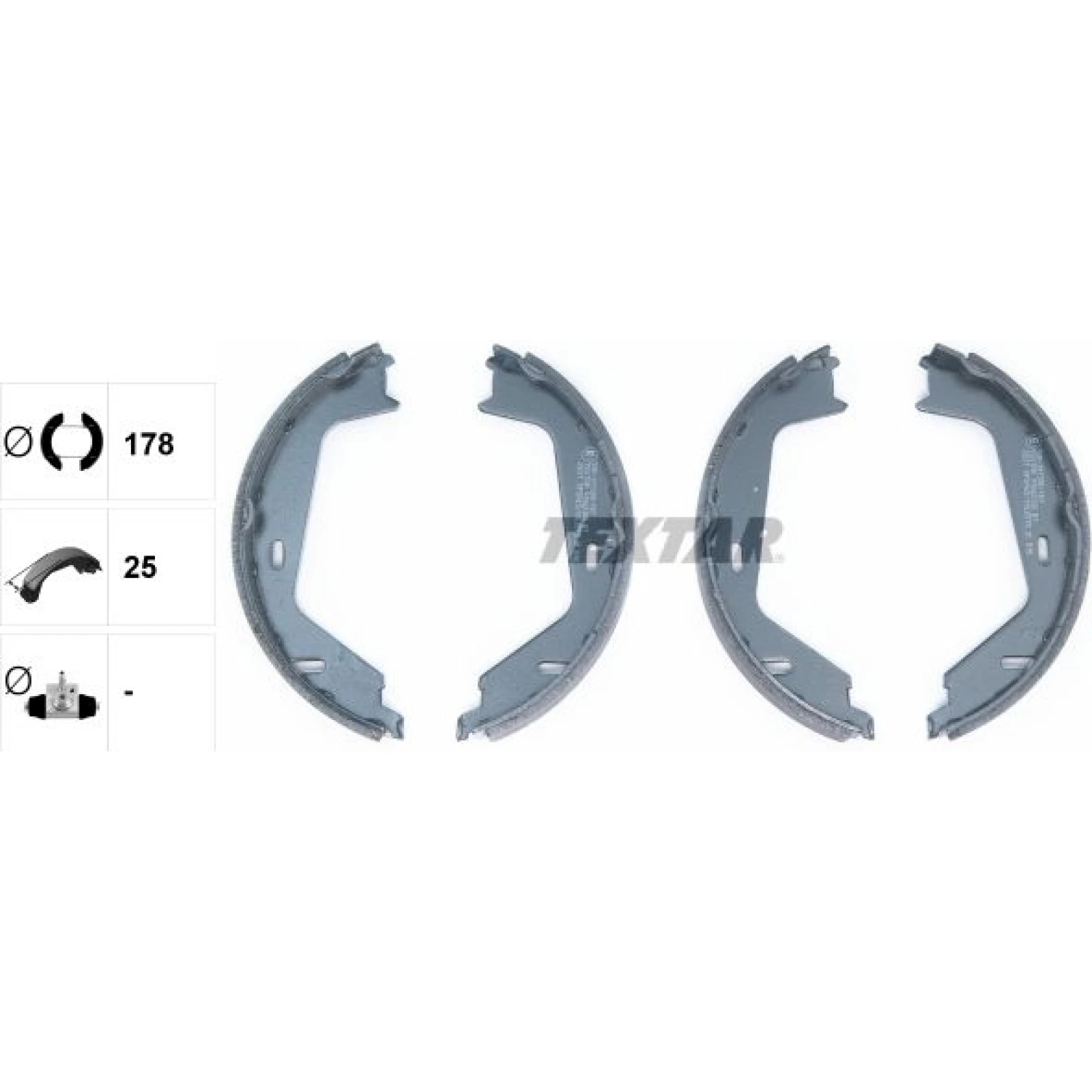 Handbremsbacken Volvo S60/S80/V70/Xc70/Xc90 91062300