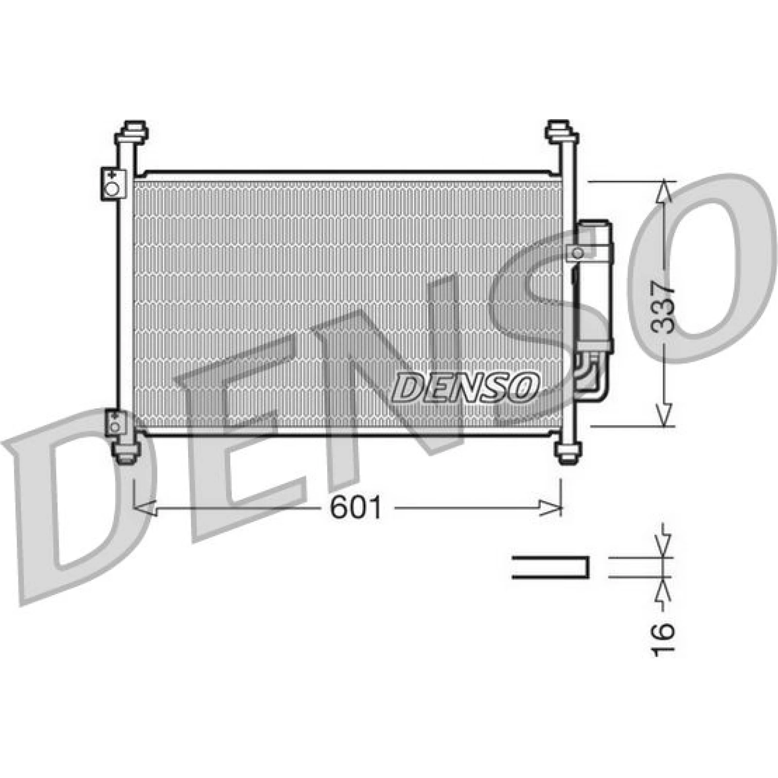 DENSO Klimaanlagenkühler DCN40007