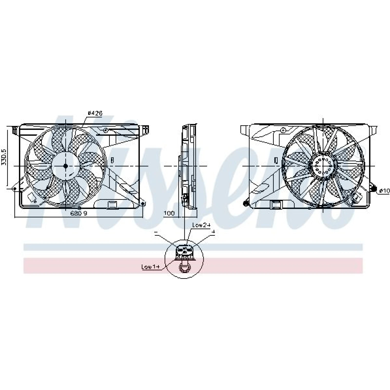 Kühlerlüfter PKW 850124