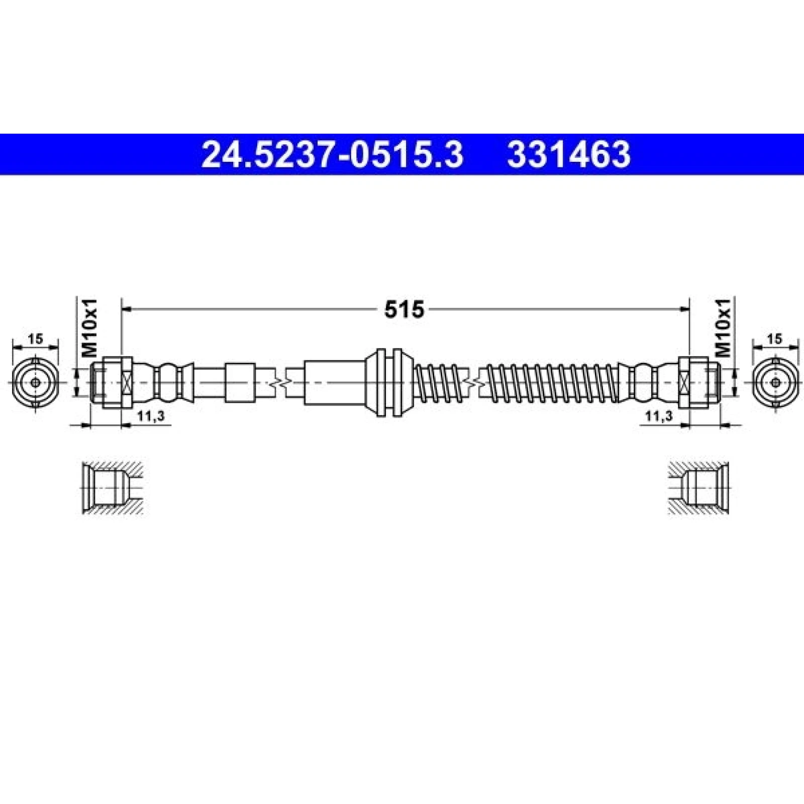 Bremsschlauch 24.5237-0515.3