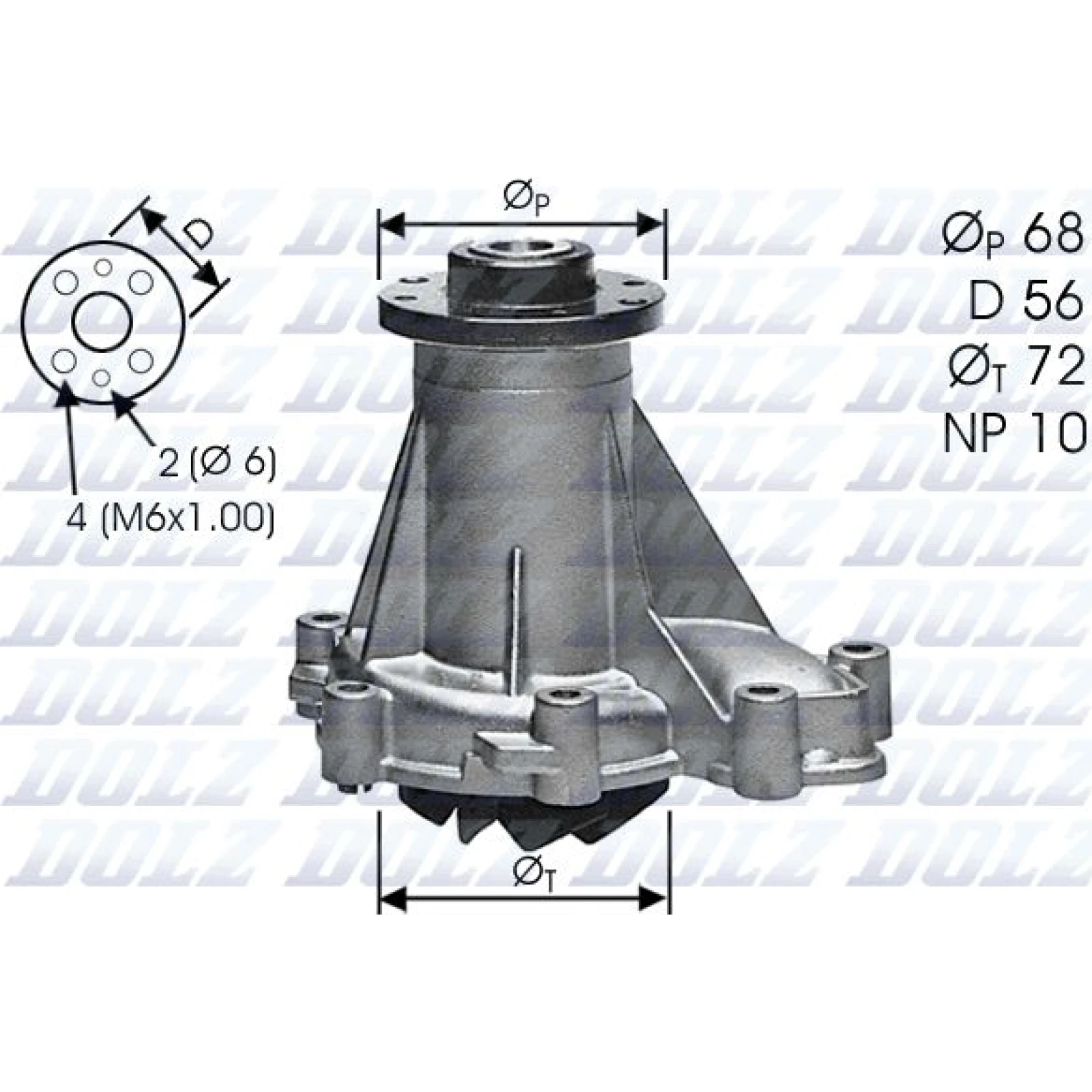 DOLZ Wasserpumpe M276