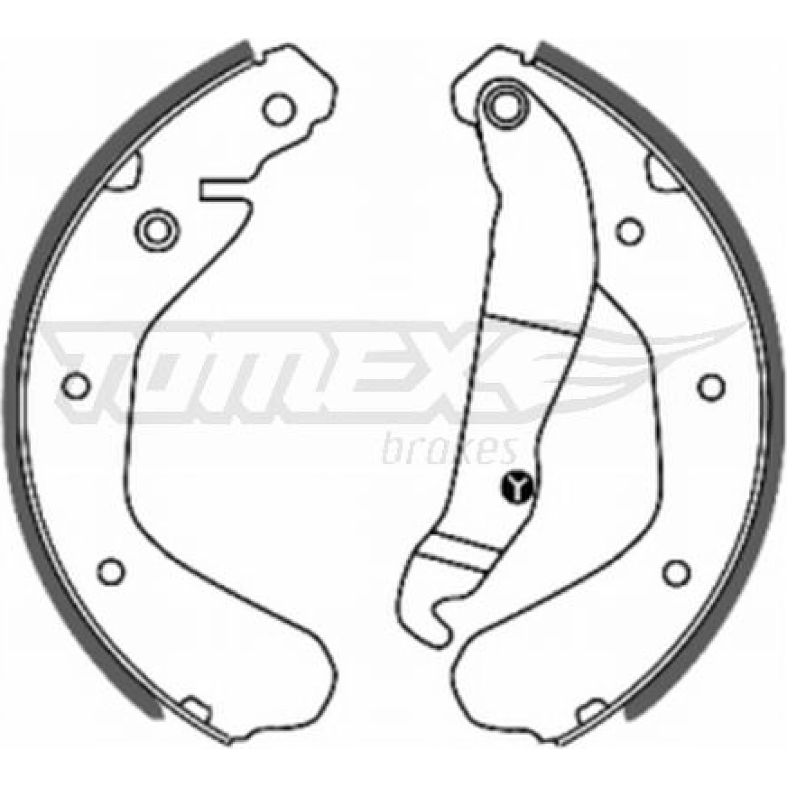 TOMEX brakes Bremsbackensatz TX 20-15