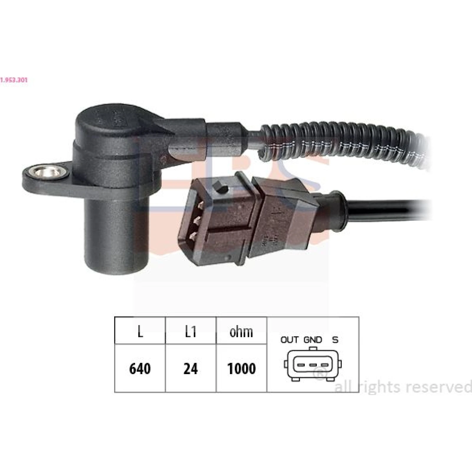 1.953.301 Sensor, Nockenwellenposition