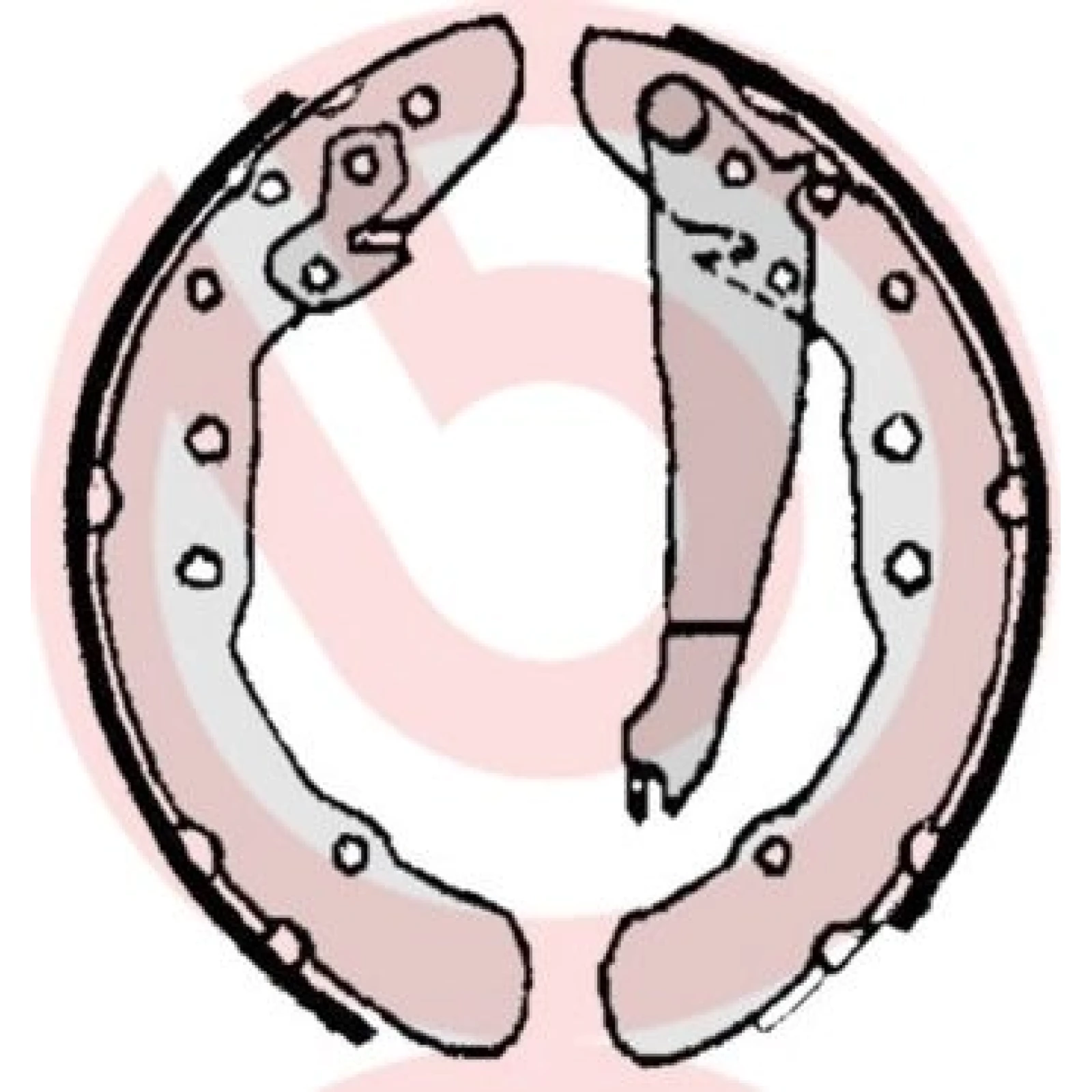 Bremsbackensatz HA S 85 514