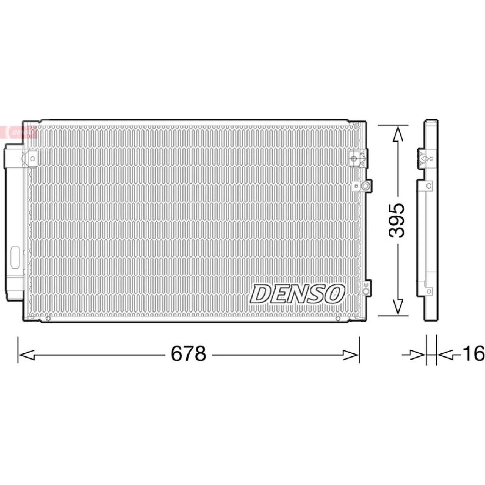 DENSO Klimaanlagenkühler DCN06011