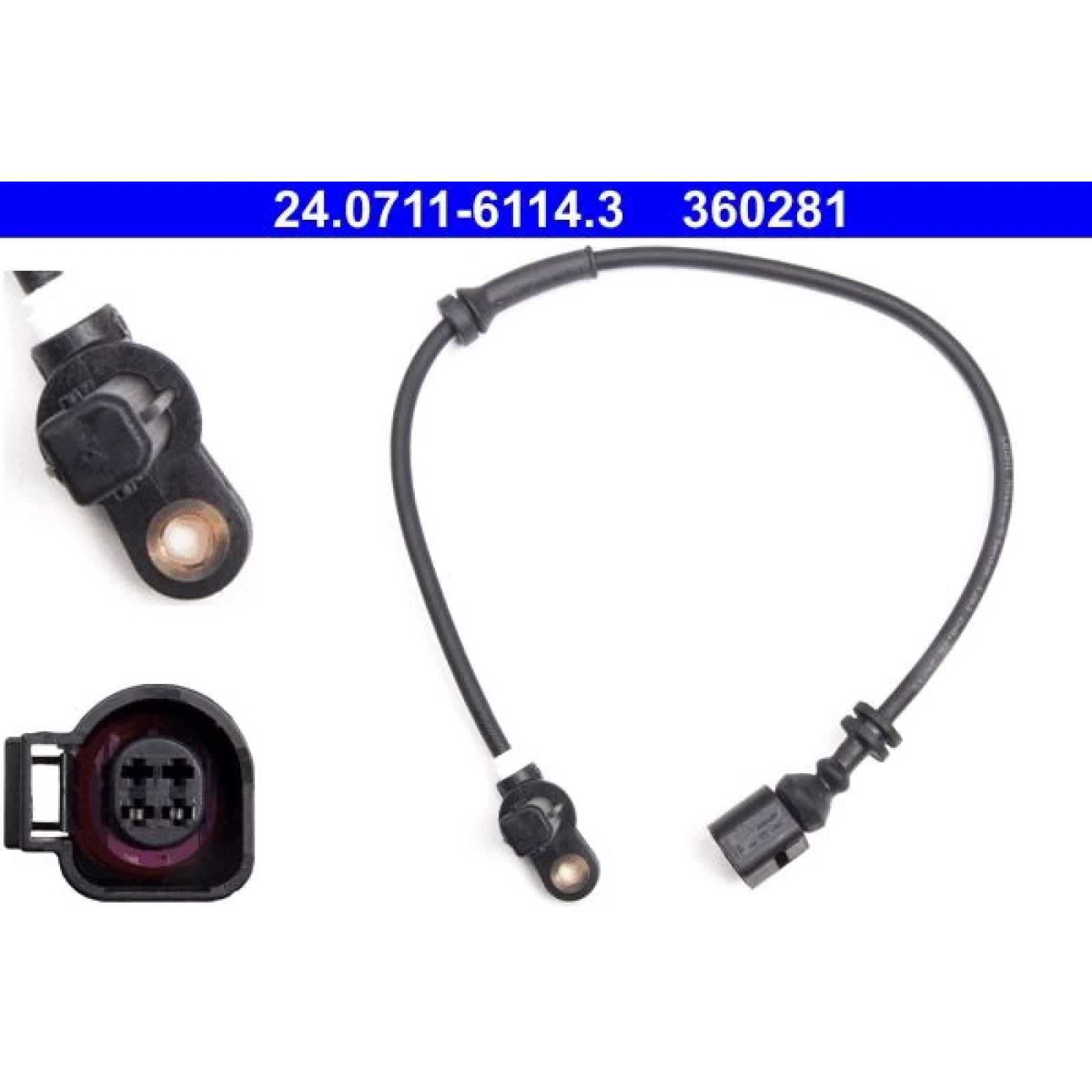 ATE ABS Sensor 24.0711-6114.3