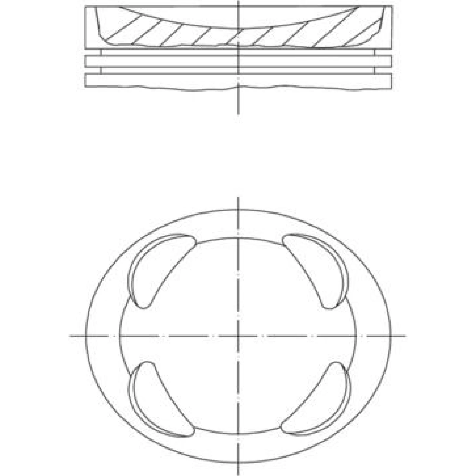 MAHLE Kolben 081 PI 00104 002