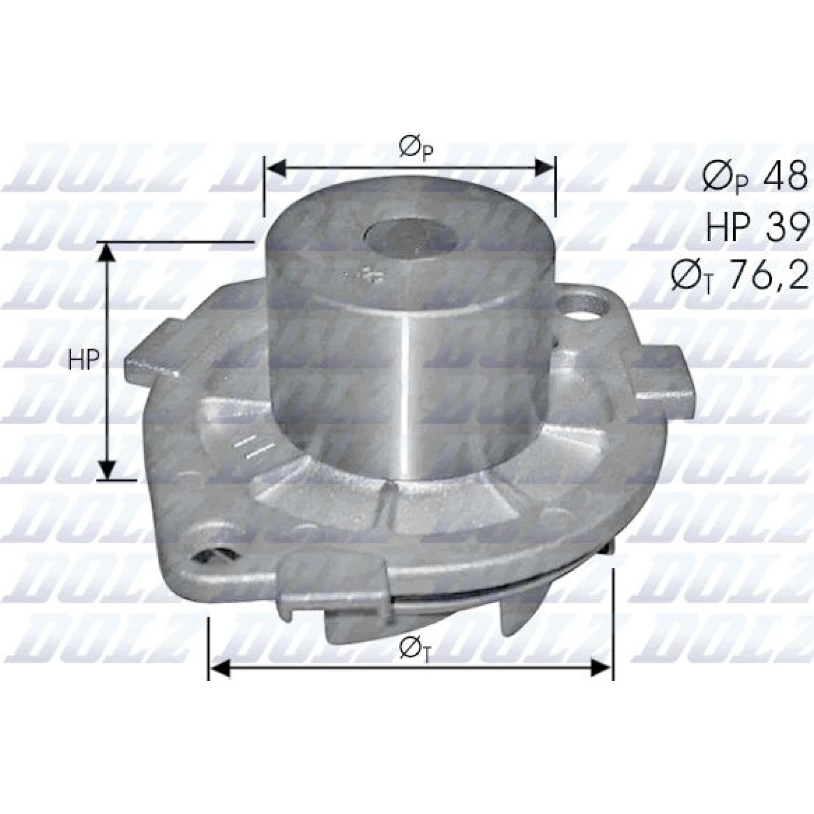 S214 DOLZ Wasserpumpe / Kühlmittelpumpe S214