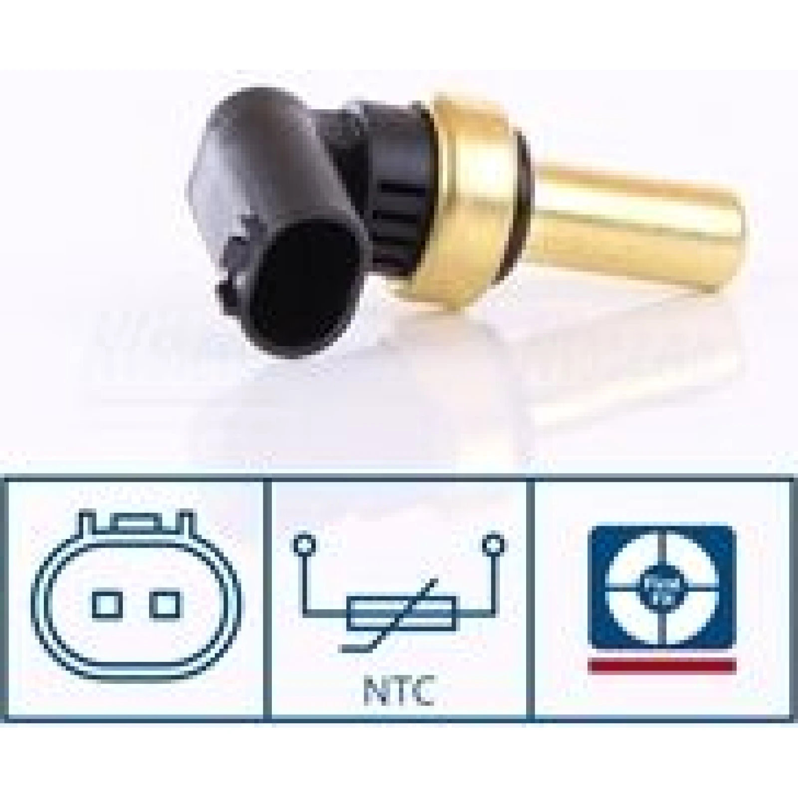 NISSENS Sensor, Kühlmitteltemperatur 207046