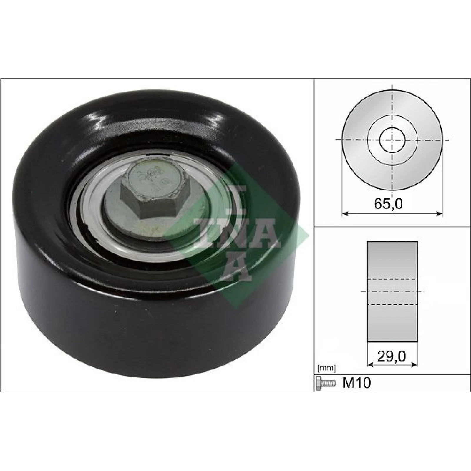 Umlenk-/Führungsrolle, Keilrippenriemen 532 0936 10