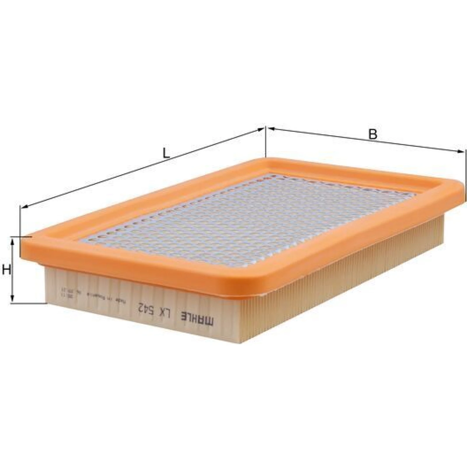 MAHLE Luftfilter LX 542