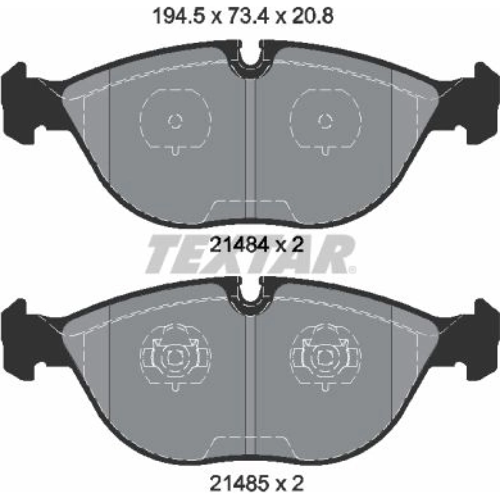 Bremsbelagsatz Db P. W210 280-550 4-Matic/Bentley Continental 2148401