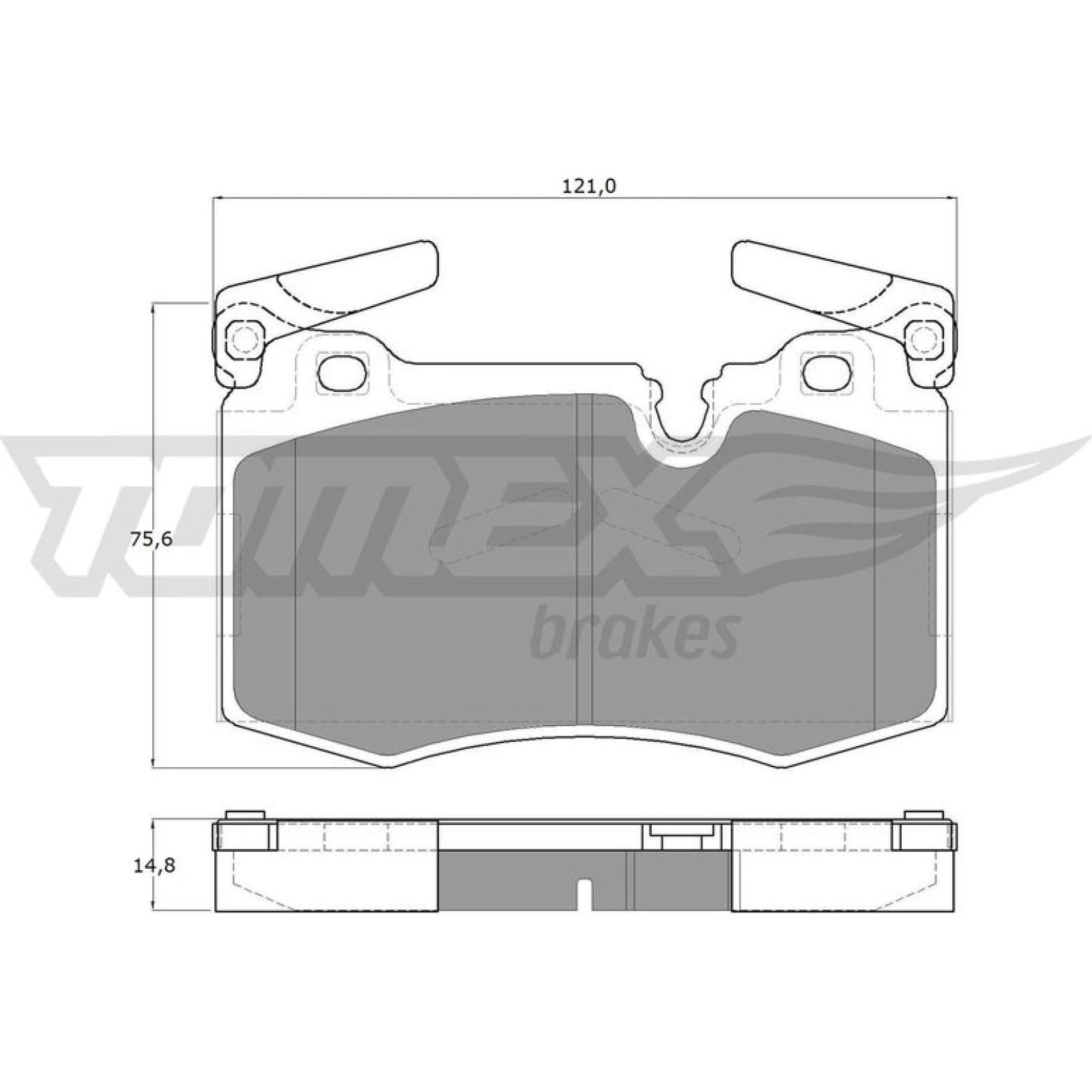 TOMEX brakes Bremsbelagsatz, Scheibenbremse TX 19-47