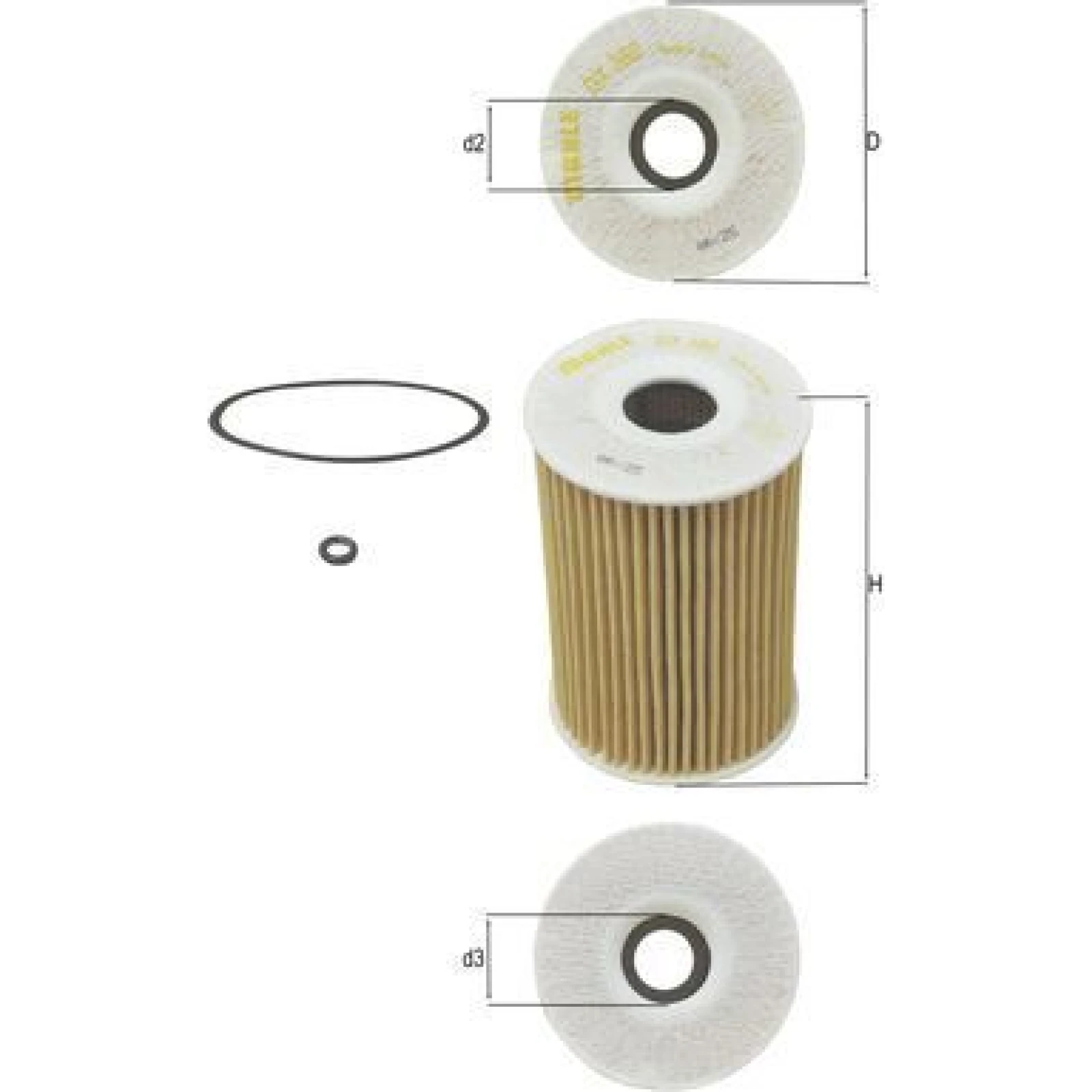 MAHLE Ölfilter OX 380D
