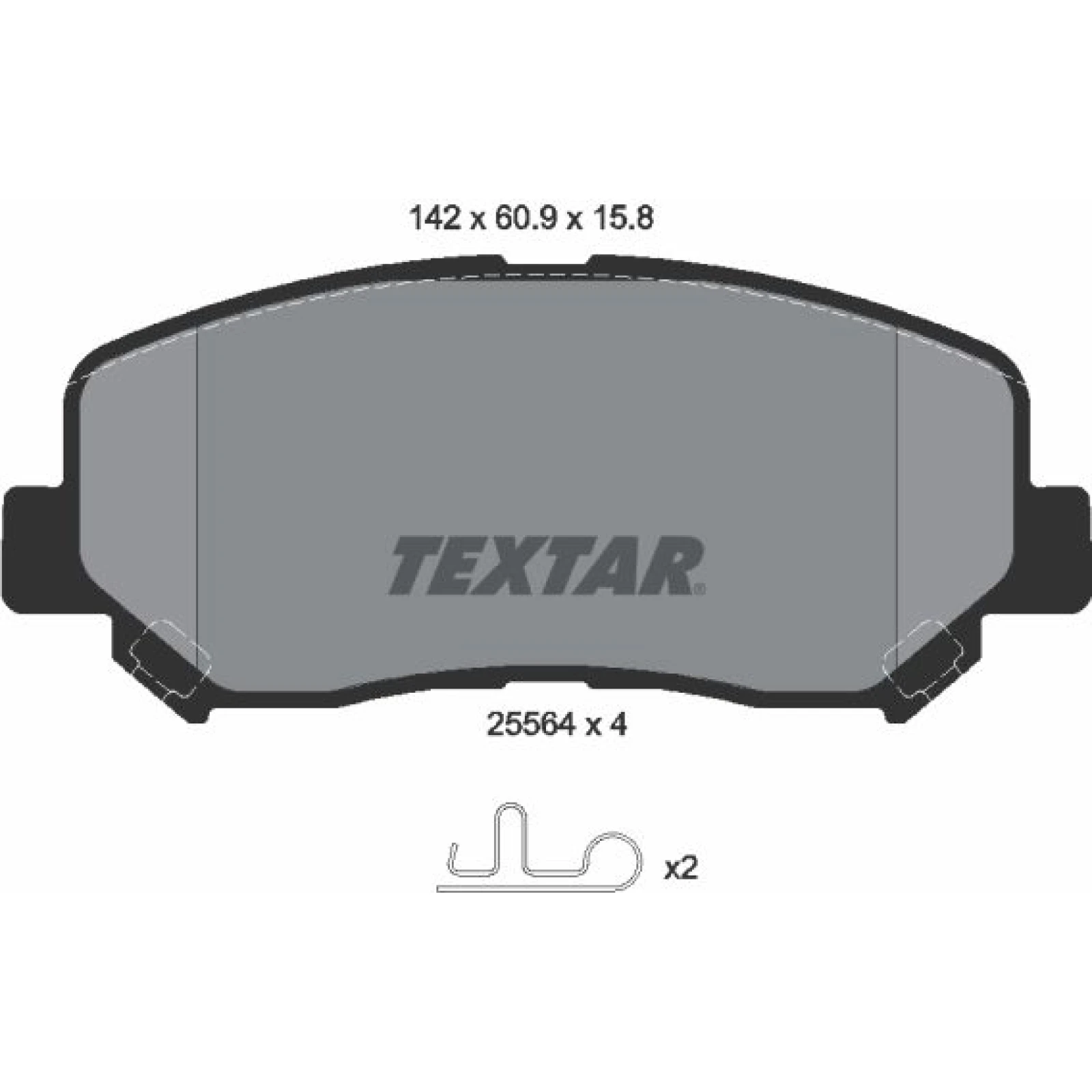 Bremsbelagsatz Mazda P. Cx-5 11 2556401