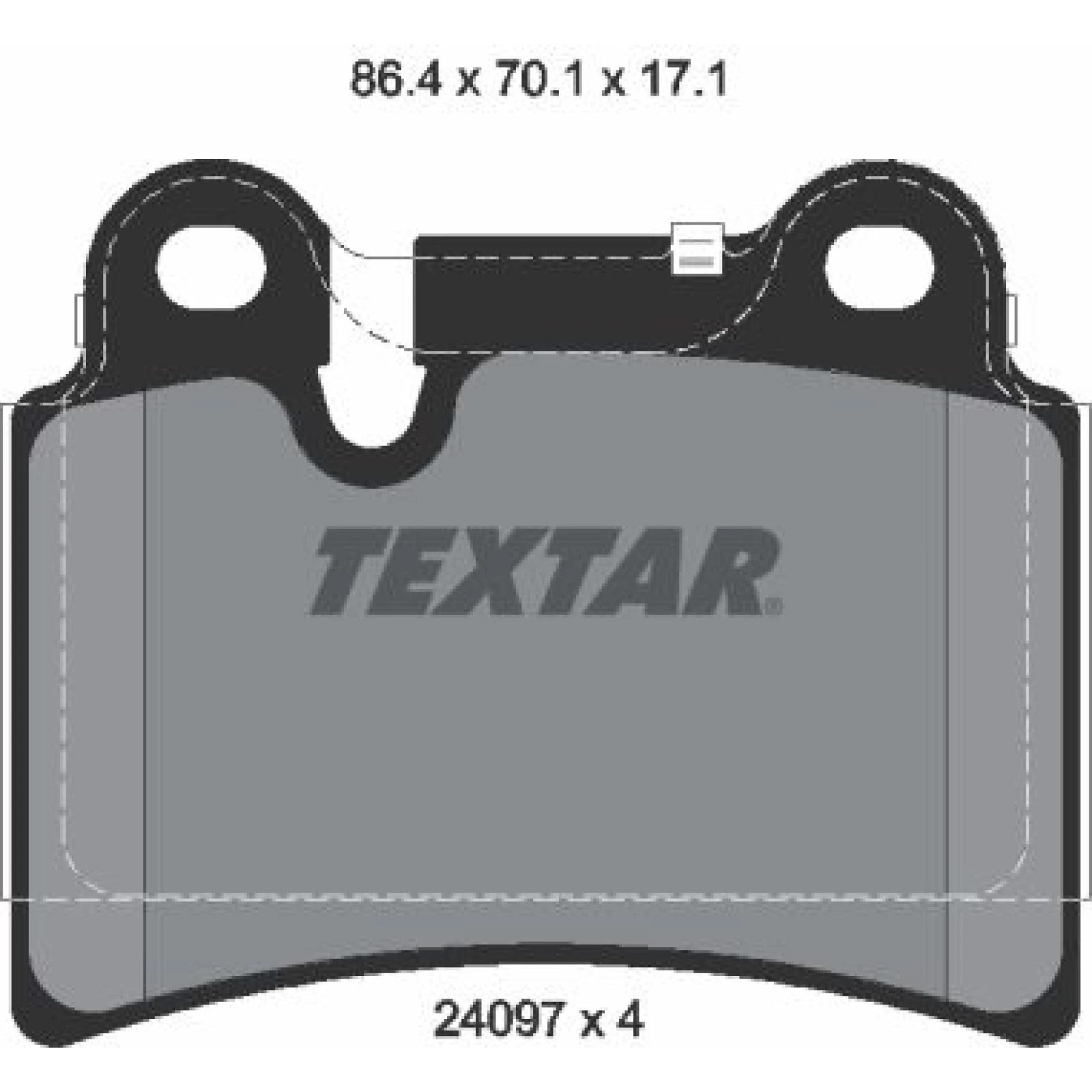 Bremsbelagsatz Vw T. Touareg 02 2409701
