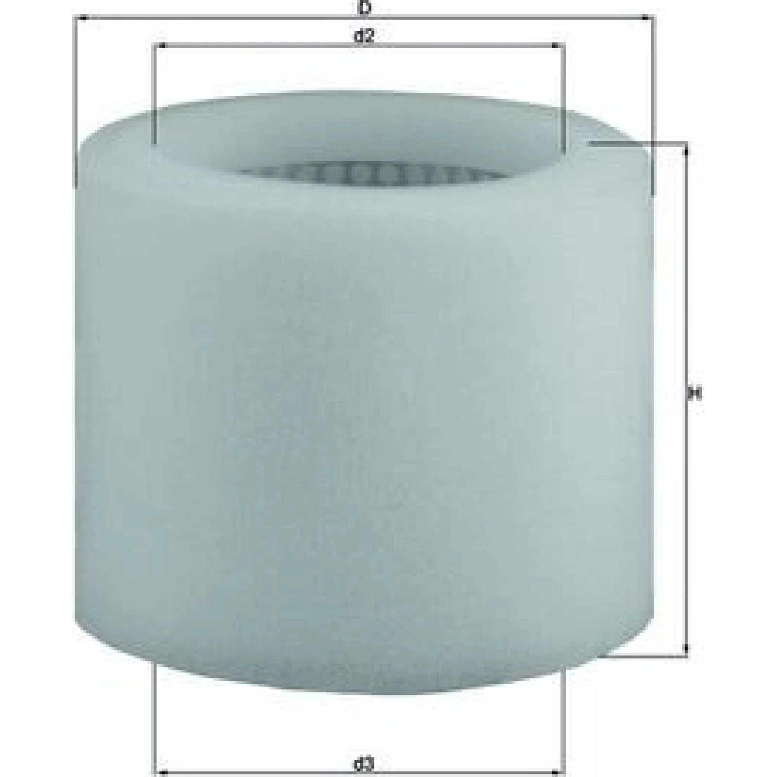 MAHLE Luftfilter LX 123