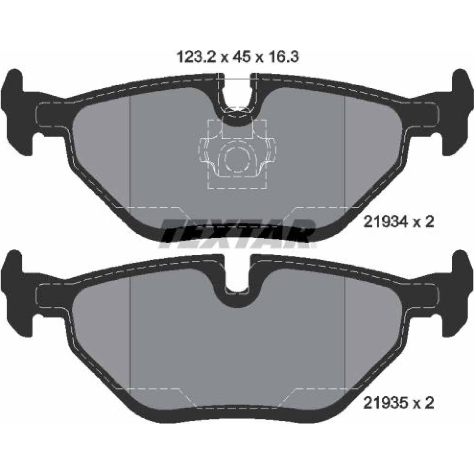Bremsbelagsatz Saab Bd. 9-5 2193404