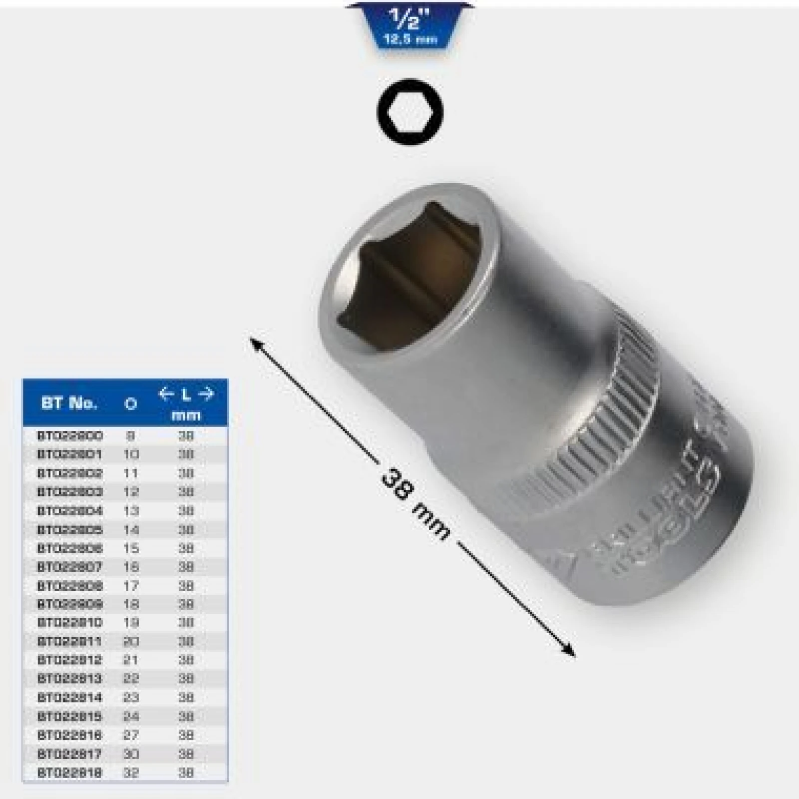 KS TOOLS Steckschlüsseleinsatz BT022812