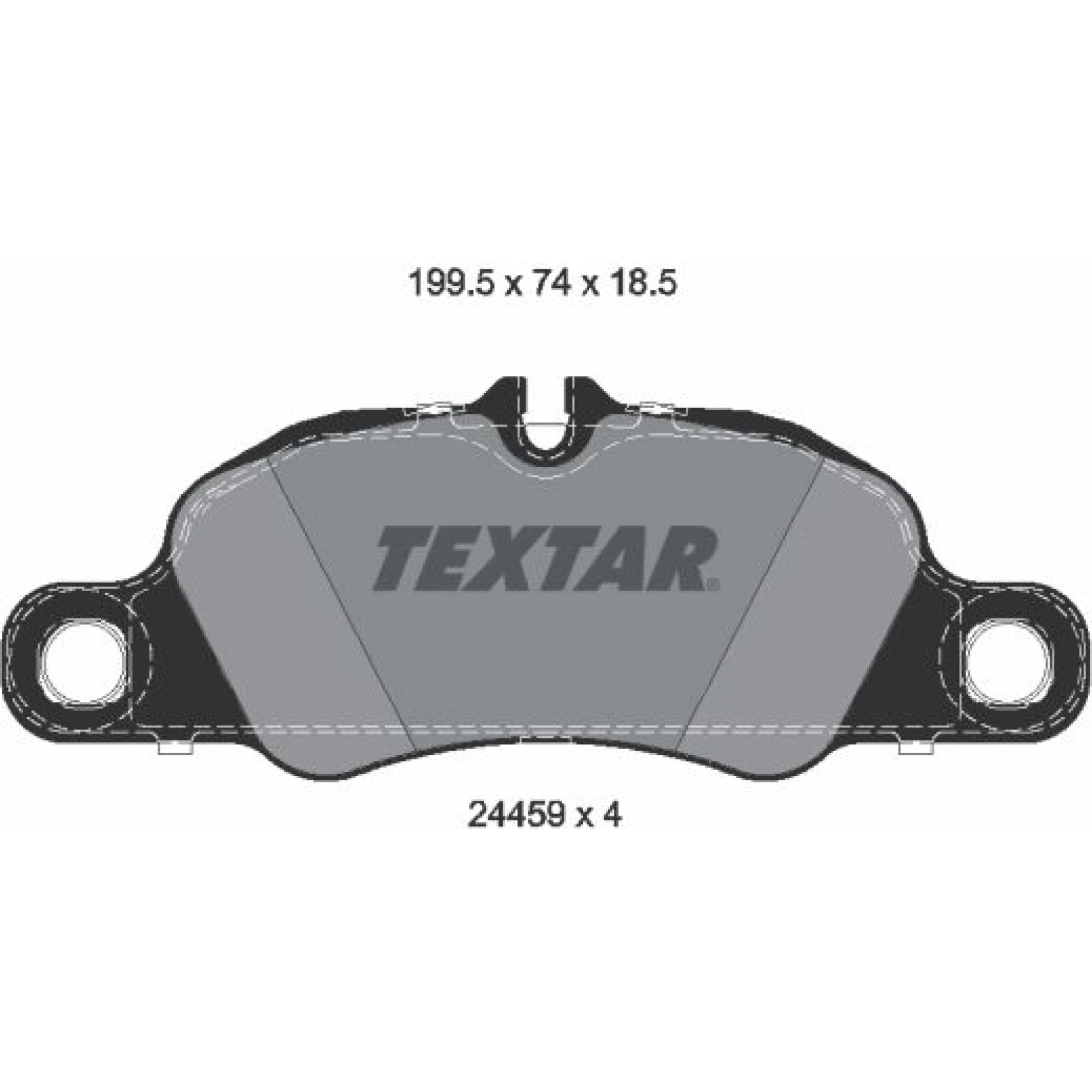 Textar Bremsbelagsatz 2445901