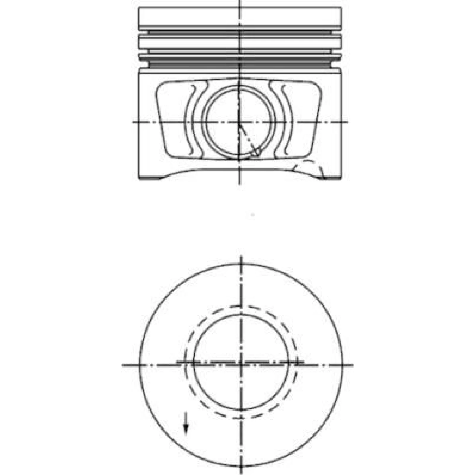 Kolben 40387600