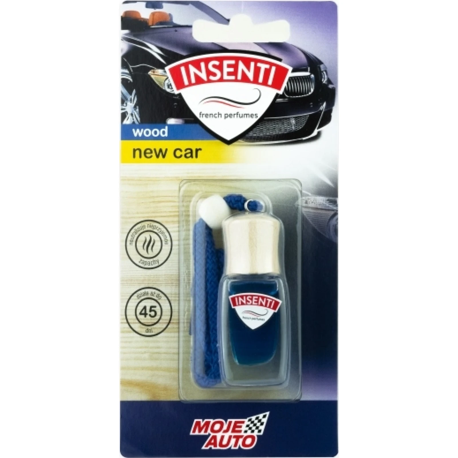 Insenti Wood Lufterfrischer Bottle 8Ml New Car blister 15-152