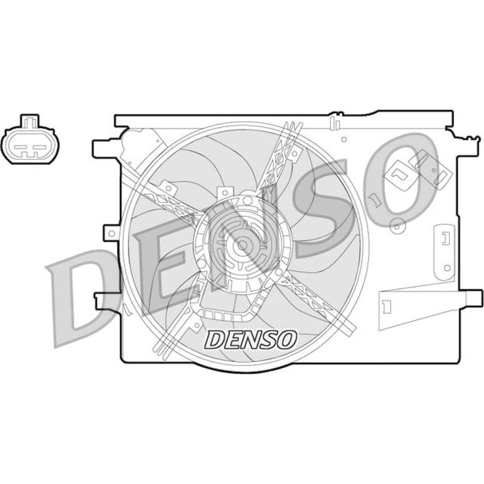 DENSO Kühlerlüfter DER13005