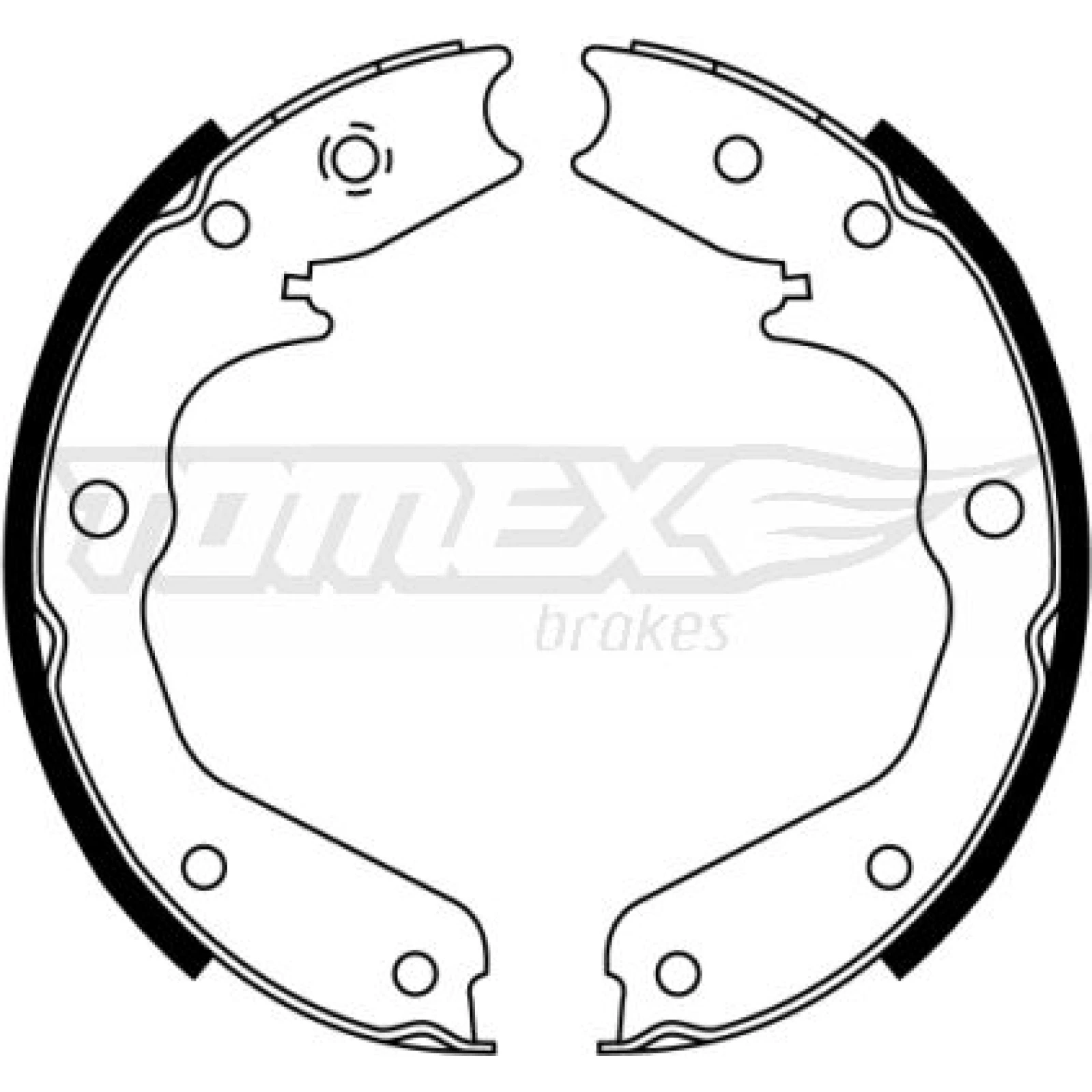 TOMEX brakes Bremsbackensatz TX 22-43