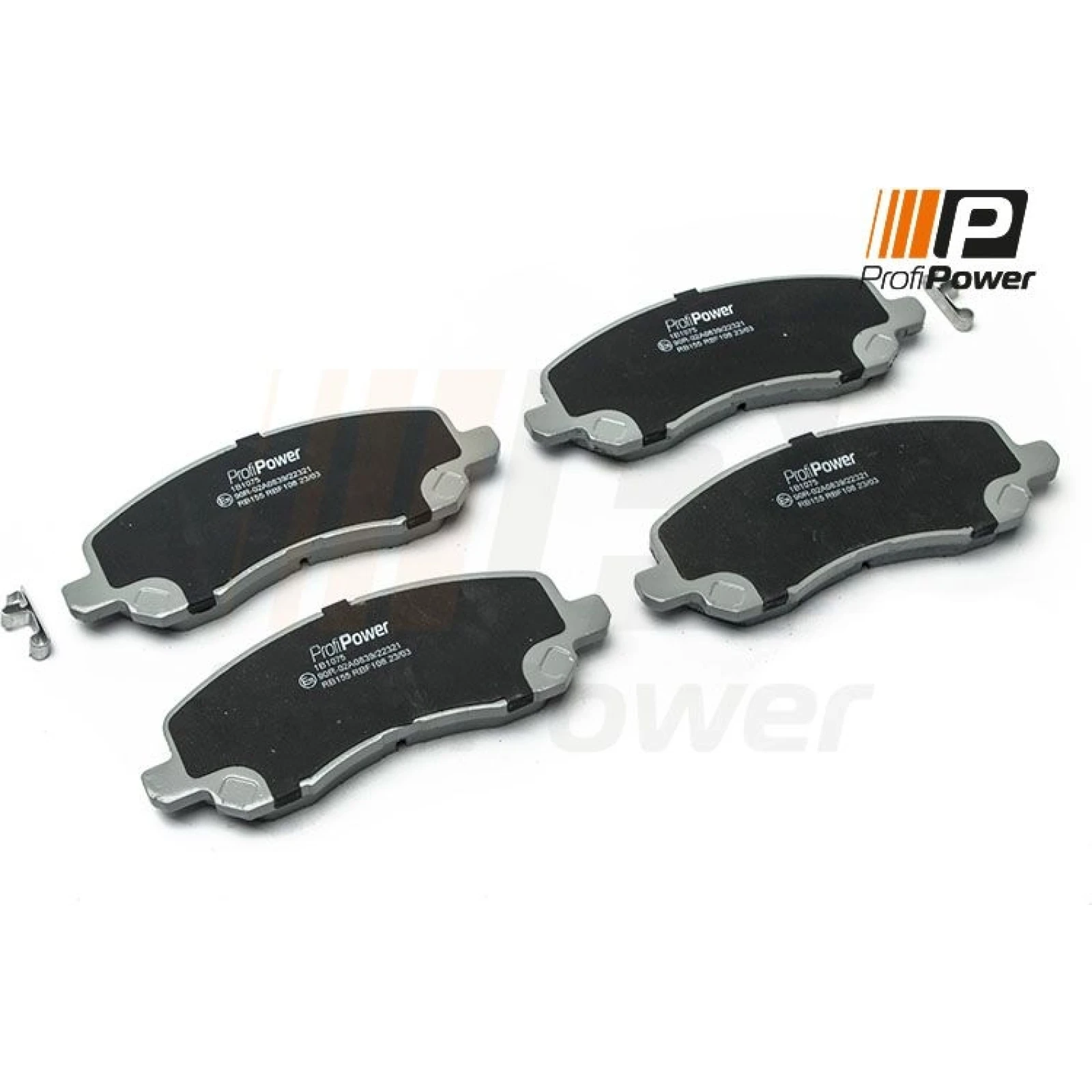 PROFIPOWER Bremsbelagsatz, Scheibenbremse 1B1075