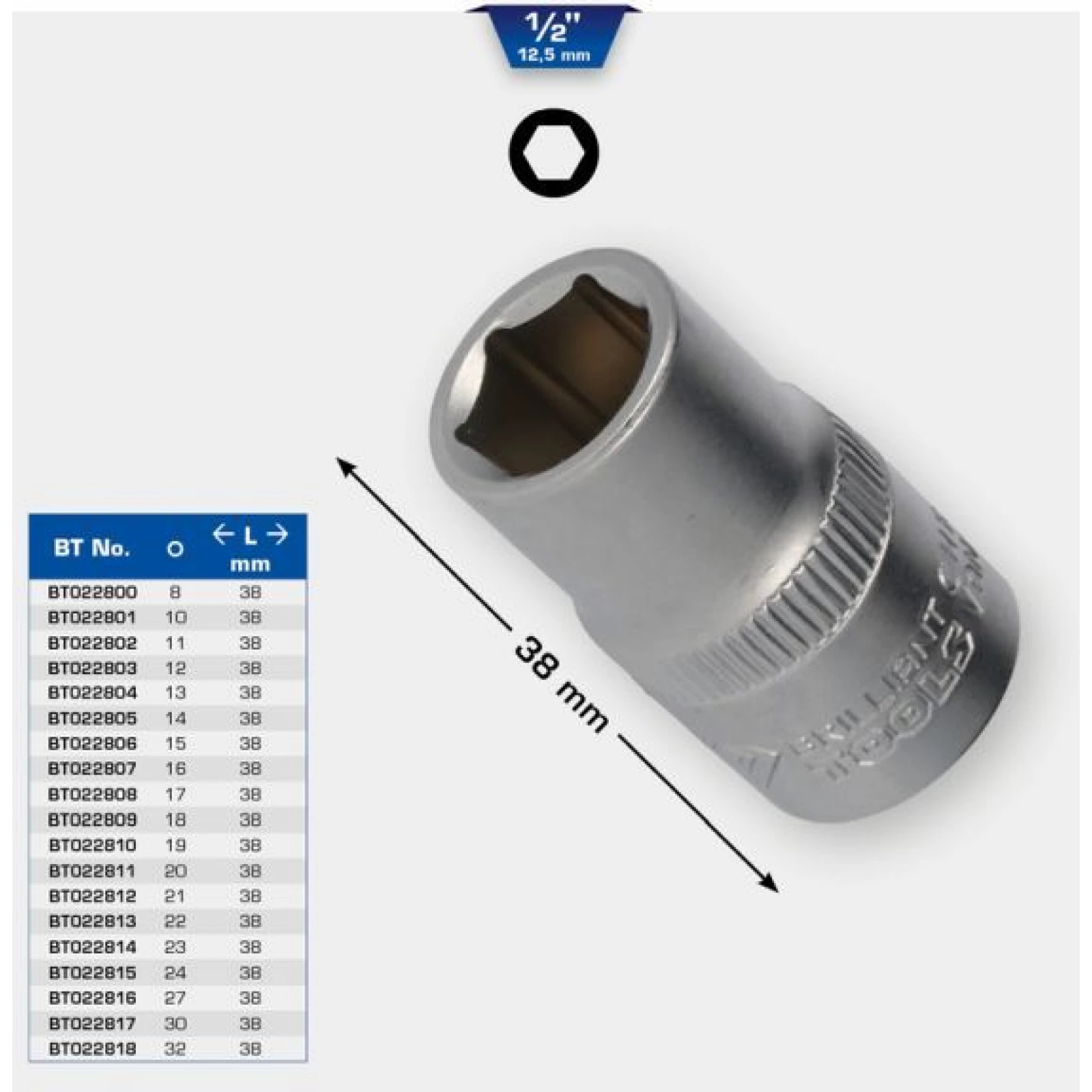KS TOOLS Steckschlüsseleinsatz BT022807
