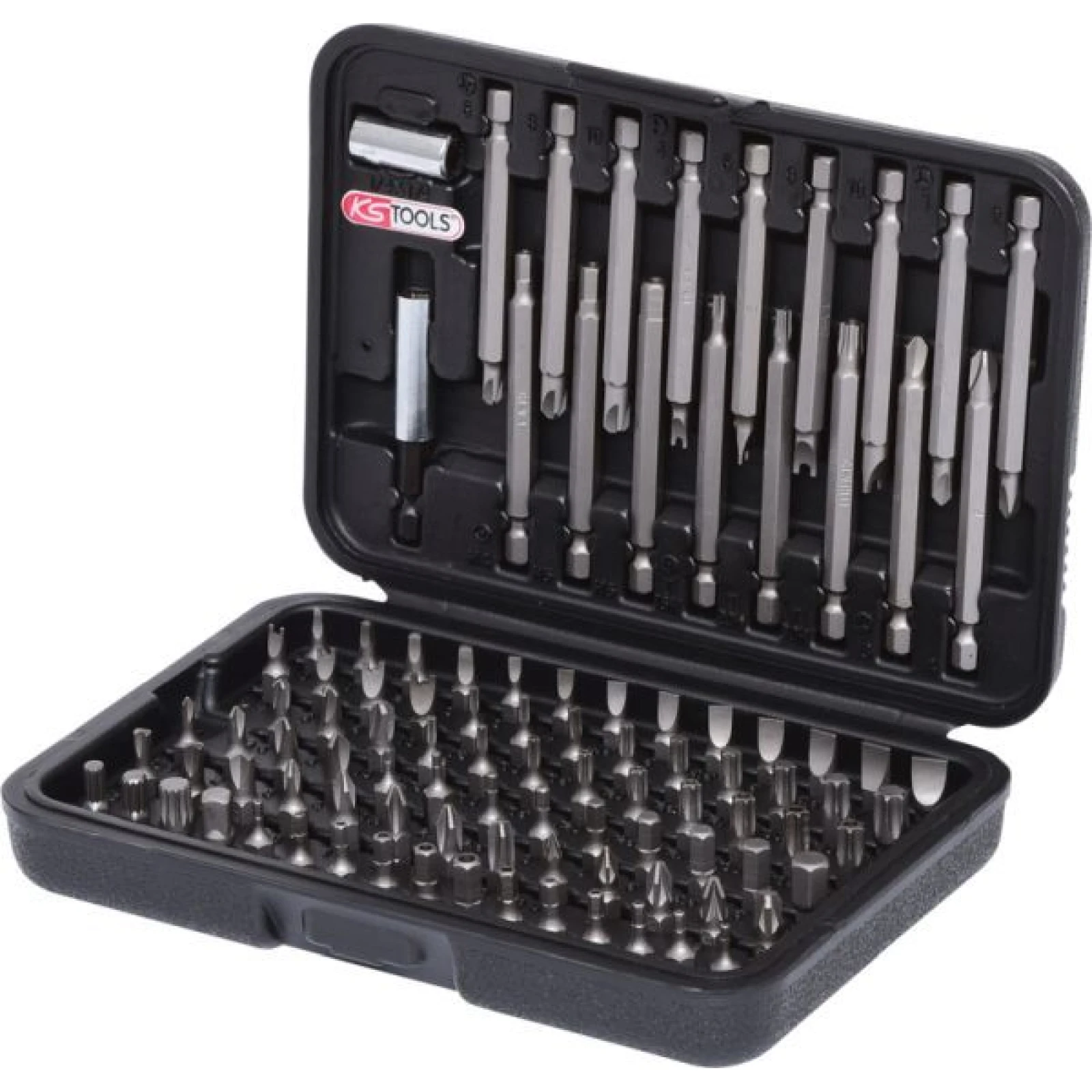 KS TOOLS Bitsatz 1/4 CLASSIC, 99-teilig, lange Bits 911.2027