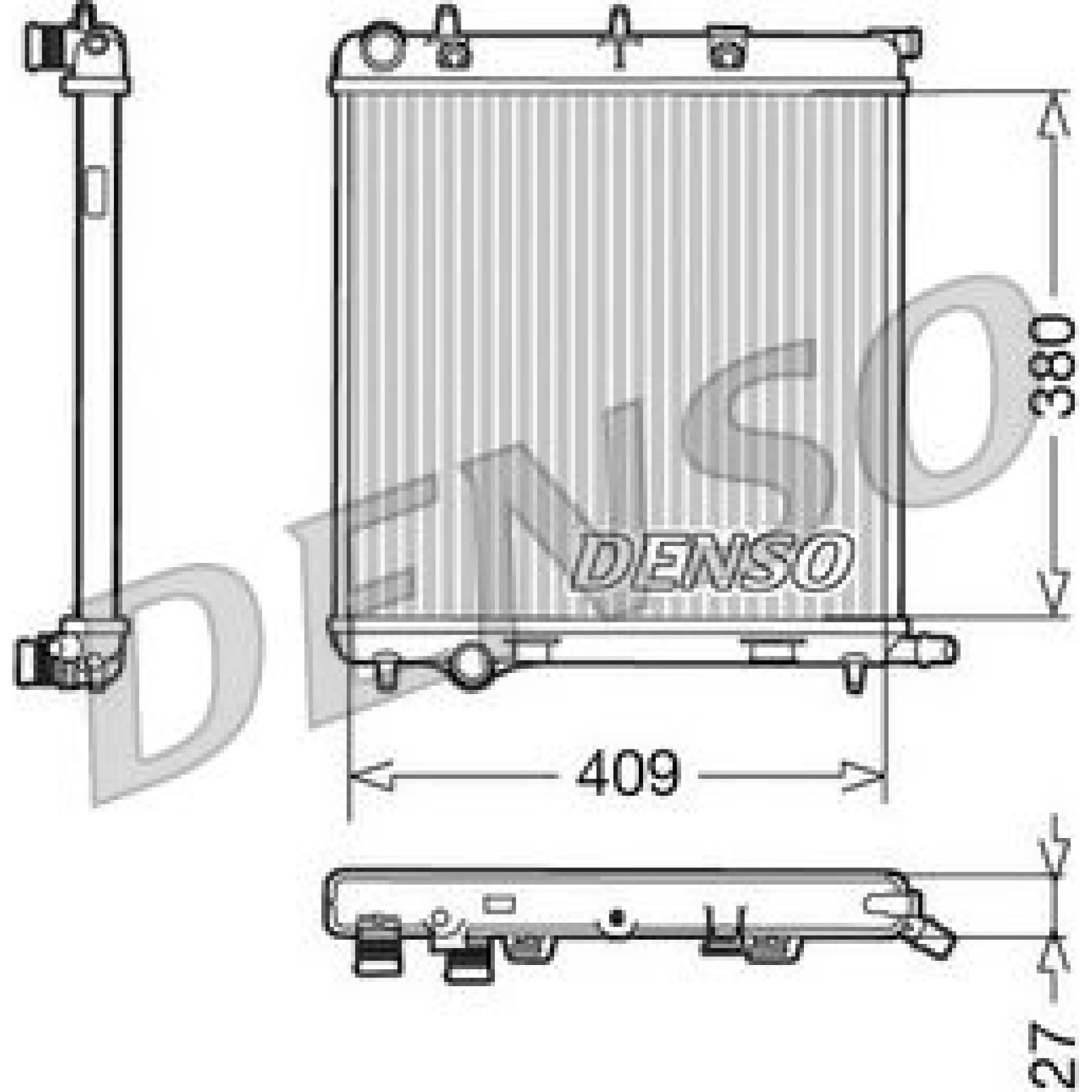 DENSO Motorkühler DRM21026
