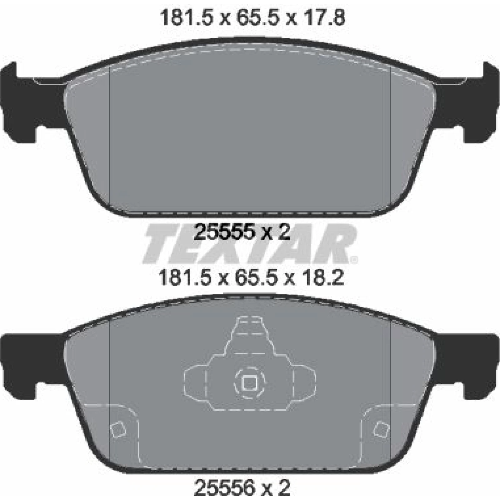 Bremsbelagsatz Ford P. Focus/Kuga/Tourneo/Transit 13 2555501