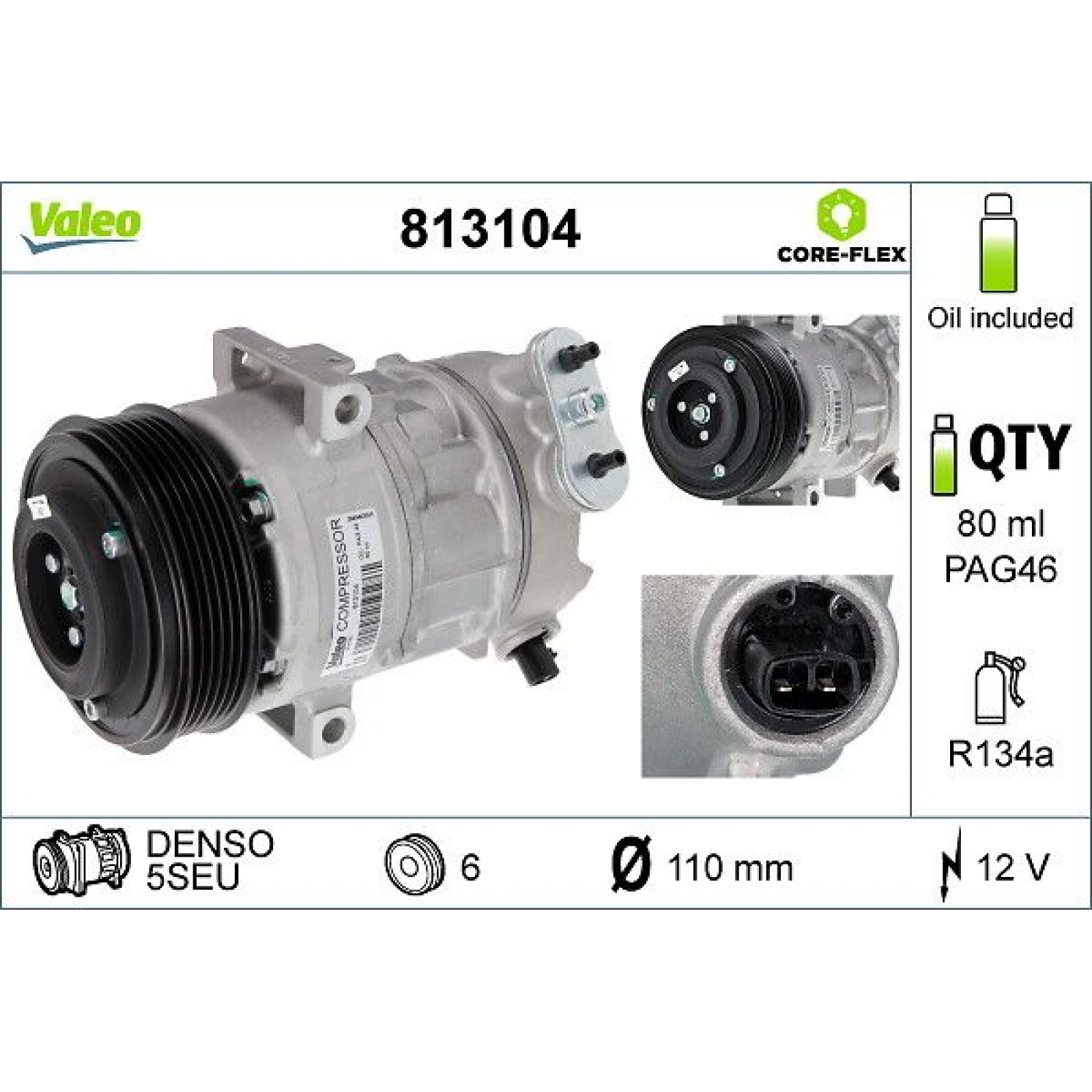 Valeo Klimakompressor 813104